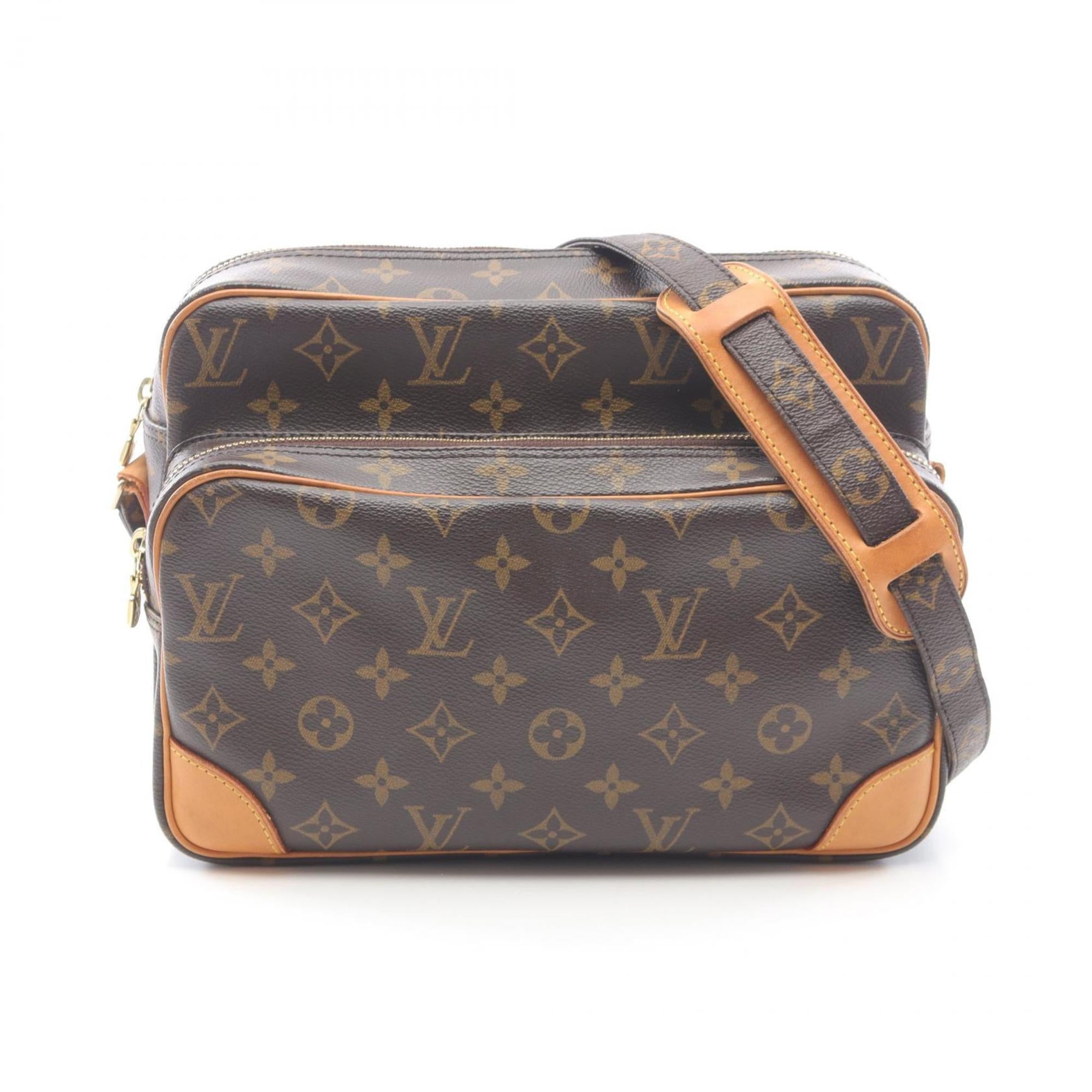 Louis Vuitton Brown Monogram Coated Canvas Shoulder Bag (Pre-Owned)