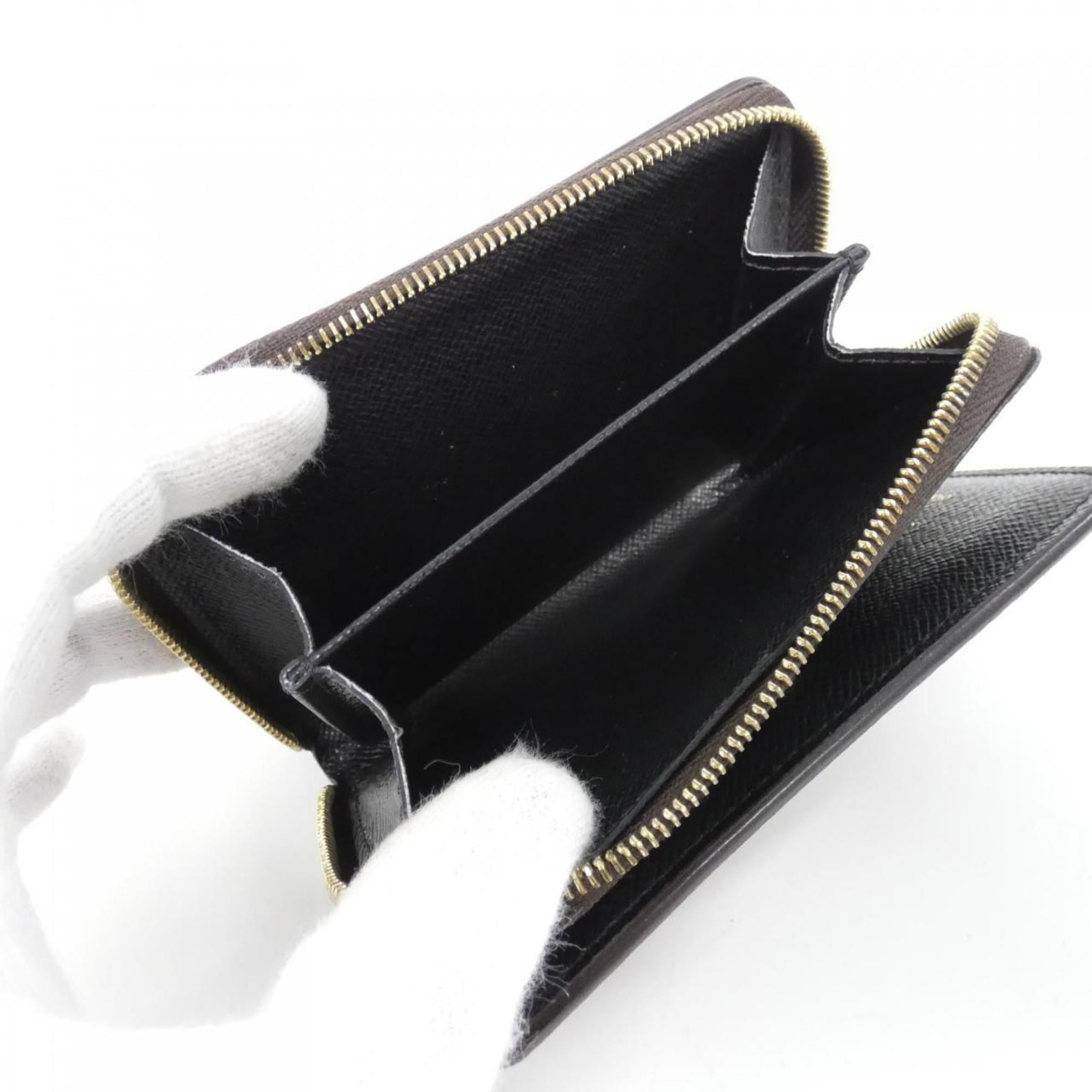 Louis Vuitton Marron Coated Canvas Wallet (Bi-Fold) (Pre-Owned)