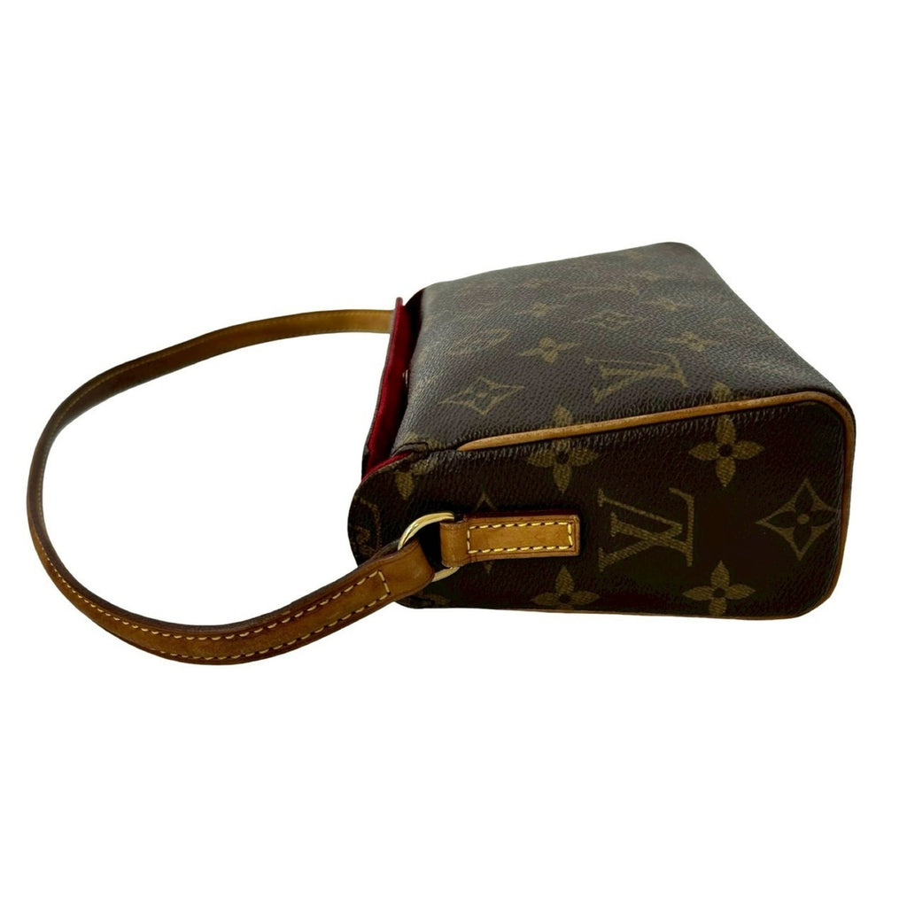 Louis Vuitton Brown Leather Pvc Shoulder Bag (Pre-Owned)