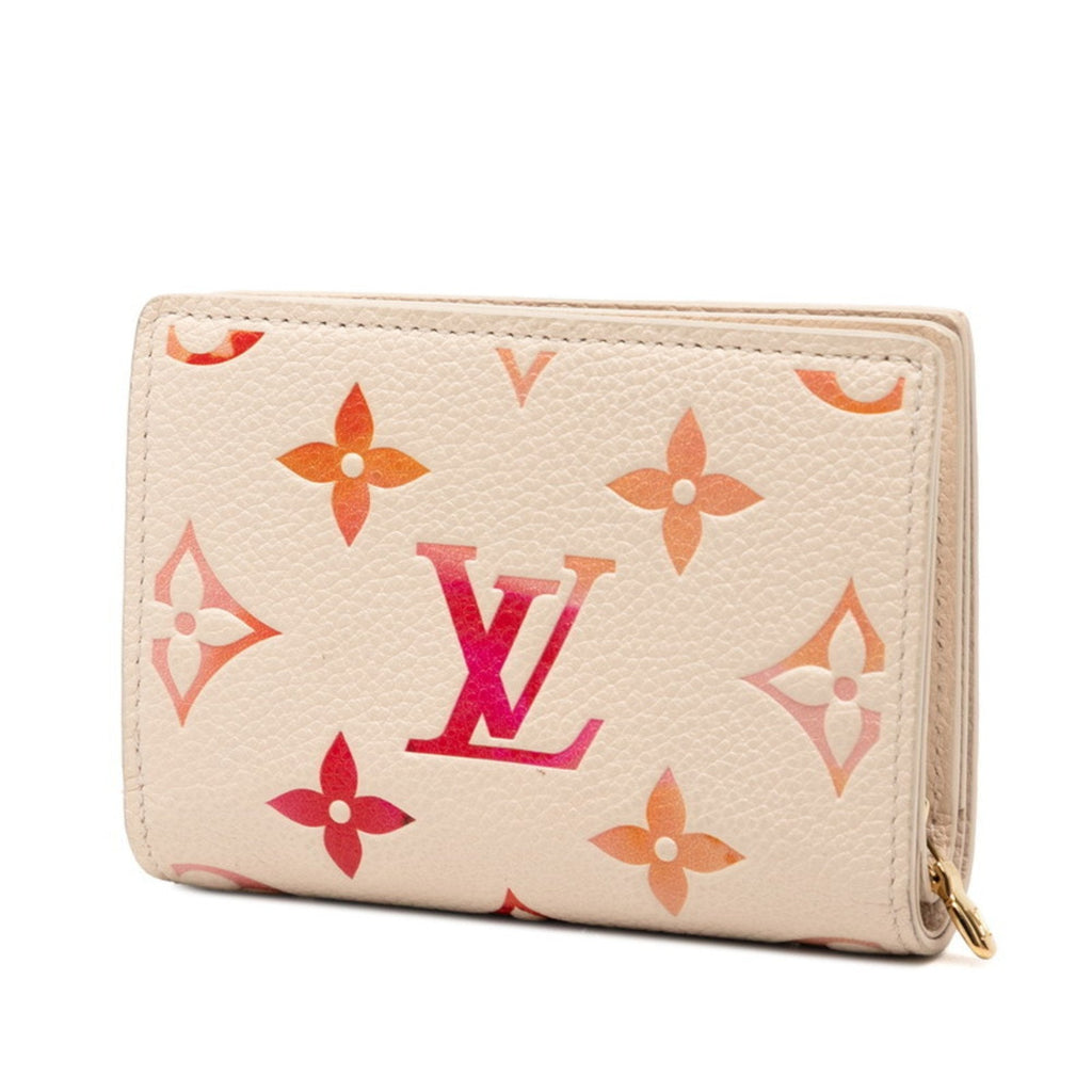 Louis Vuitton Beige Leather Wallet (Bi-Fold) (Pre-Owned)