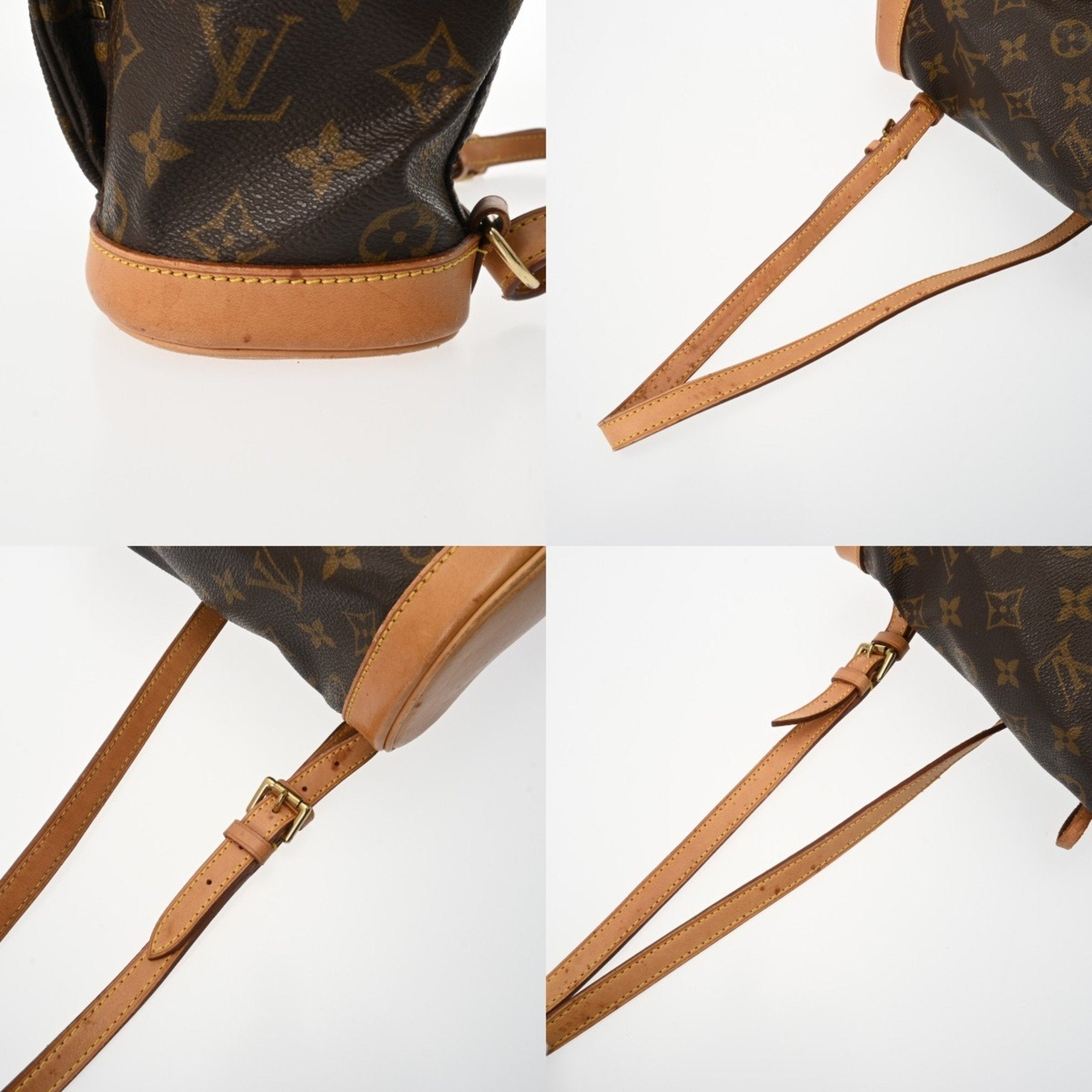 Louis Vuitton Brown Canvas Monogram Backpack (Pre-Owned)