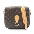 Louis Vuitton Brown Coated Canvas Leather Shoulder Bag (Pre-Owned)
