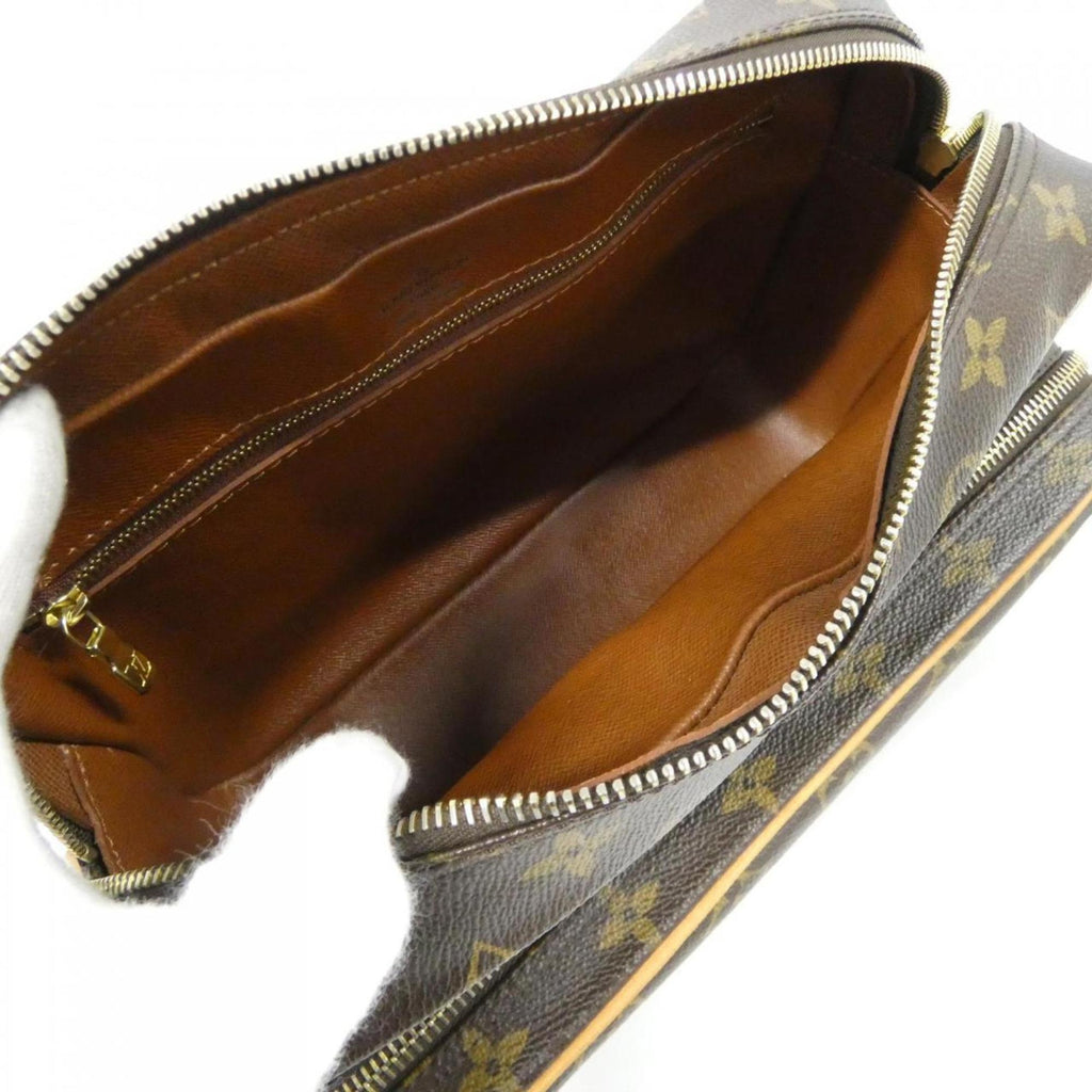 Louis Vuitton Monogram Marron Coated Canvas Shoulder Bag (Pre-Owned)