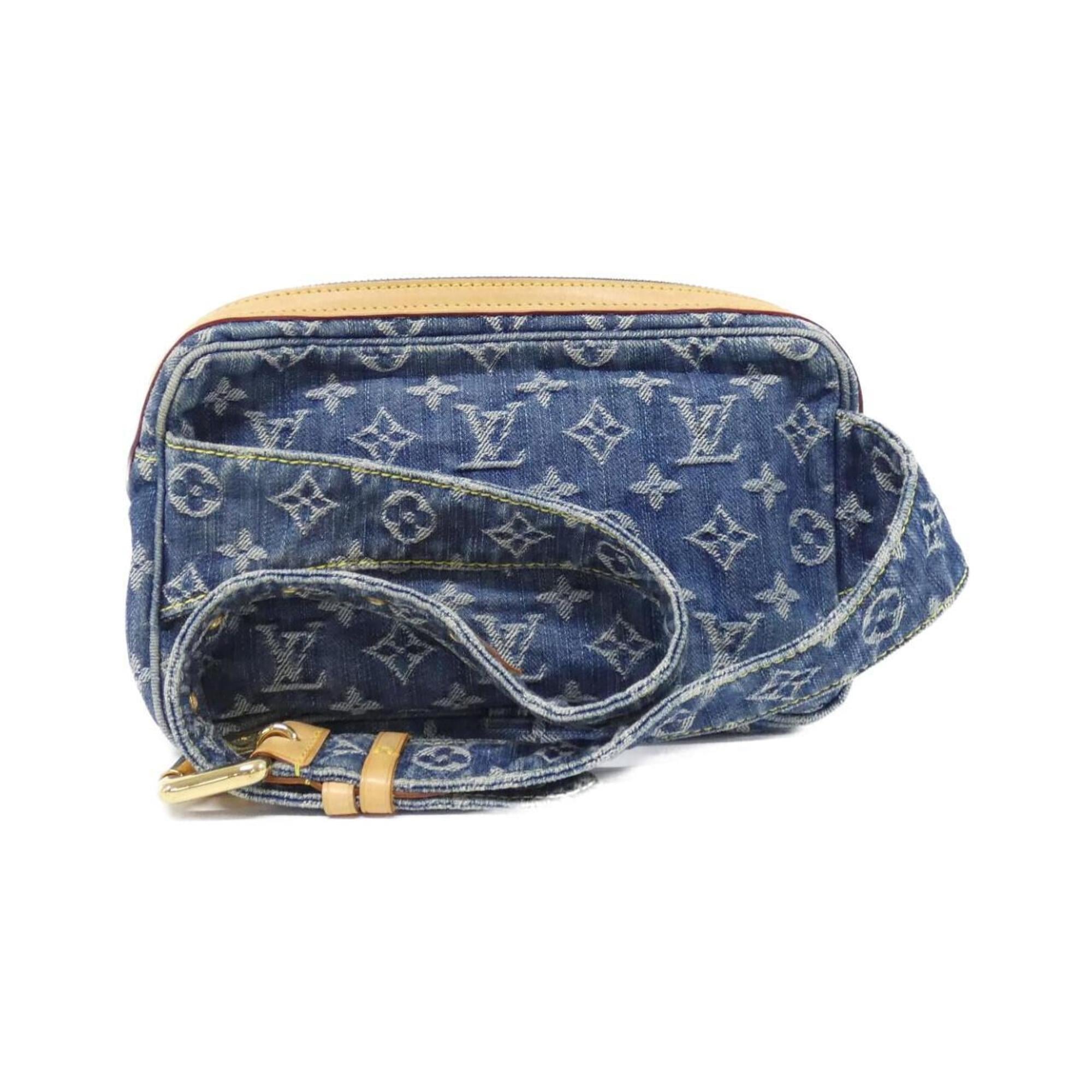 Louis Vuitton Blue Denim Canvas Shoulder Bag (Pre-Owned)