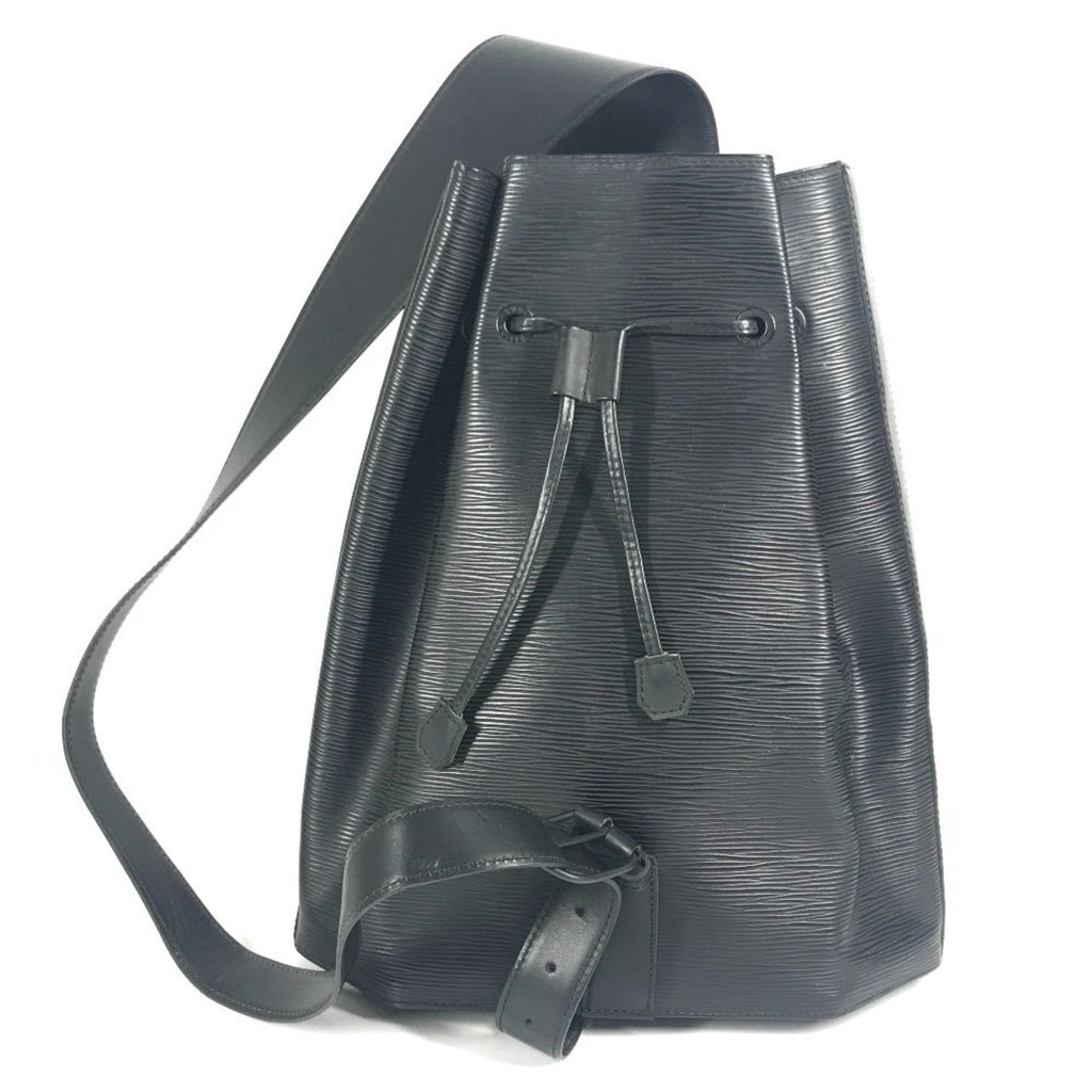 Louis Vuitton Black Noir Epi Leather Shoulder Bag (Pre-Owned)