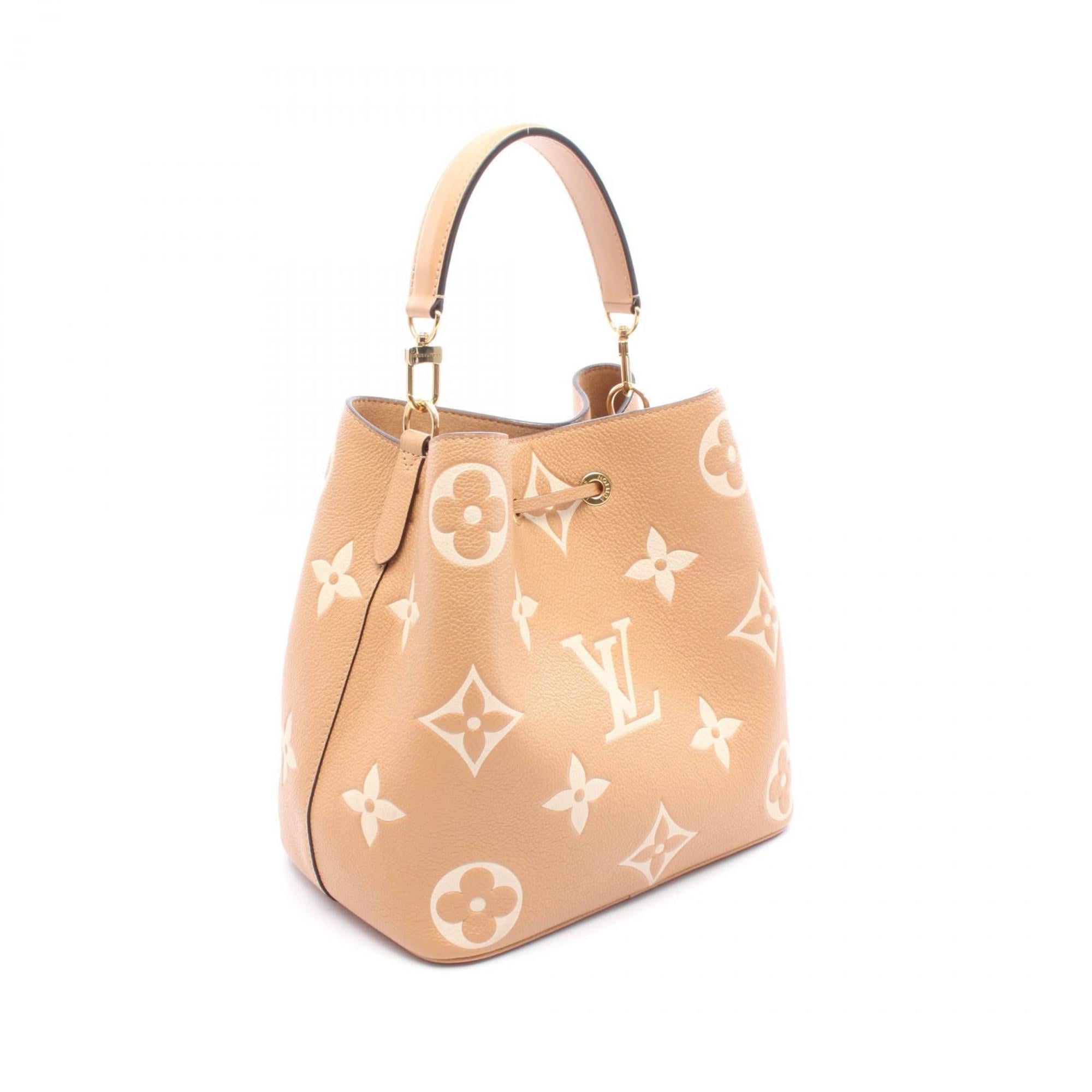 Louis Vuitton Brown Ivory Monogram Empreinte Shoulder Bag (Pre-Owned)