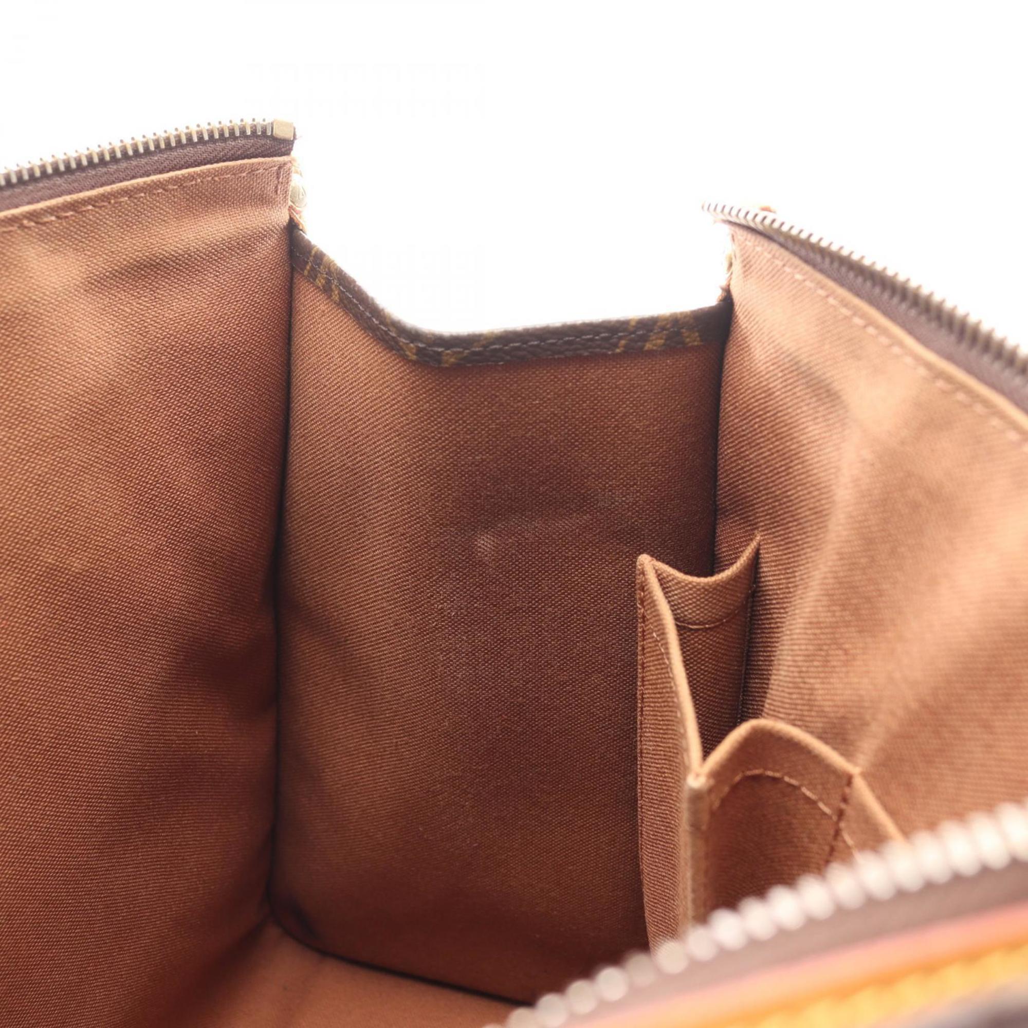 Louis Vuitton Brown Coated Canvas Pvc Monogram Leather Tote Bag (Pre-Owned)