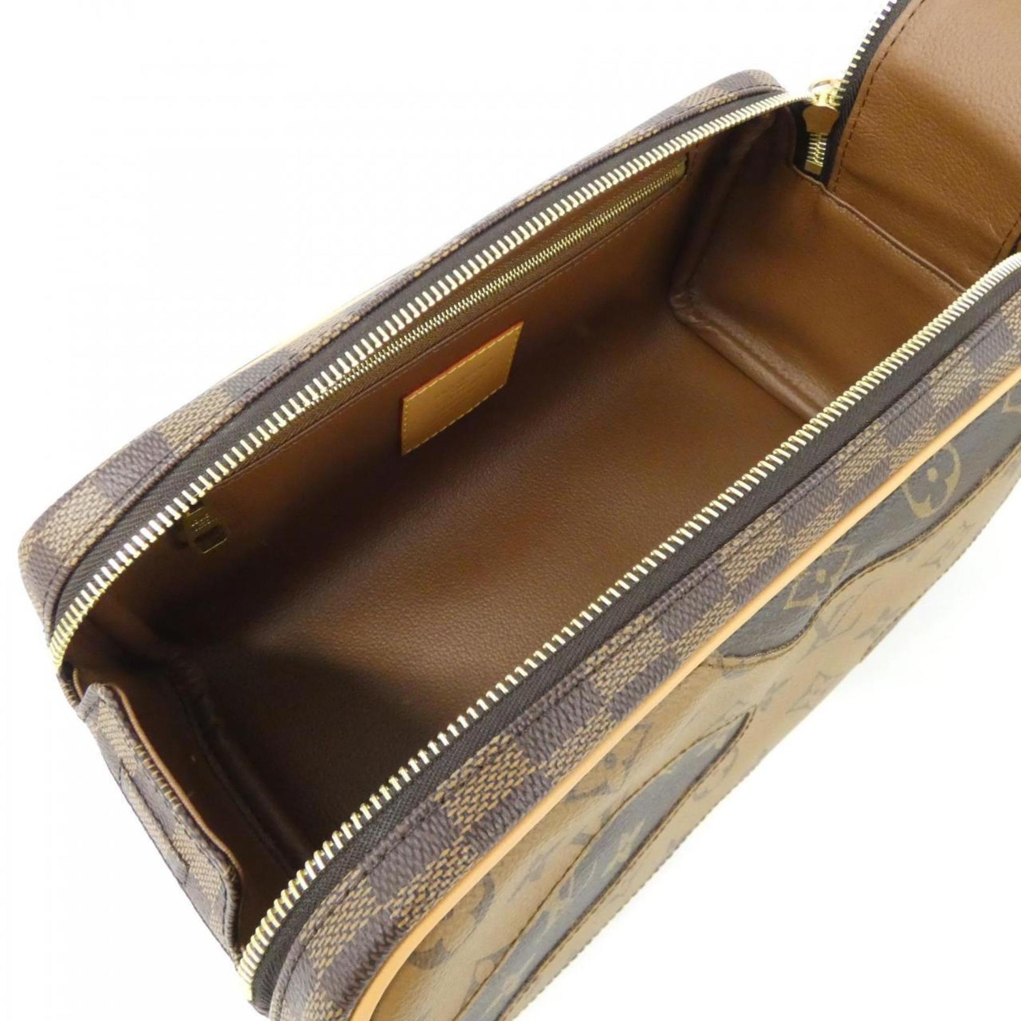 Louis Vuitton Brown Coated Canvas Handbag (Pre-Owned)