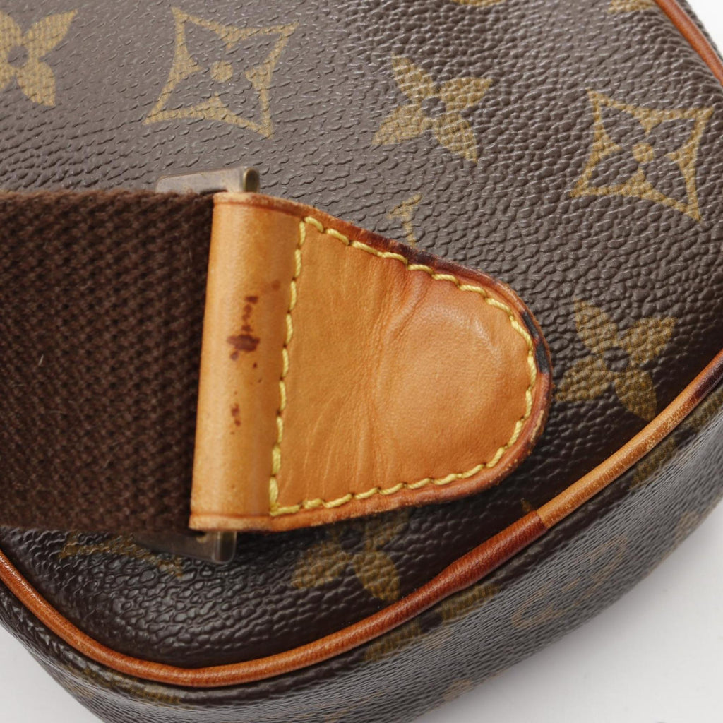 Louis Vuitton Brown Coated Canvas Leather Fanny Pack (Pre-Owned)