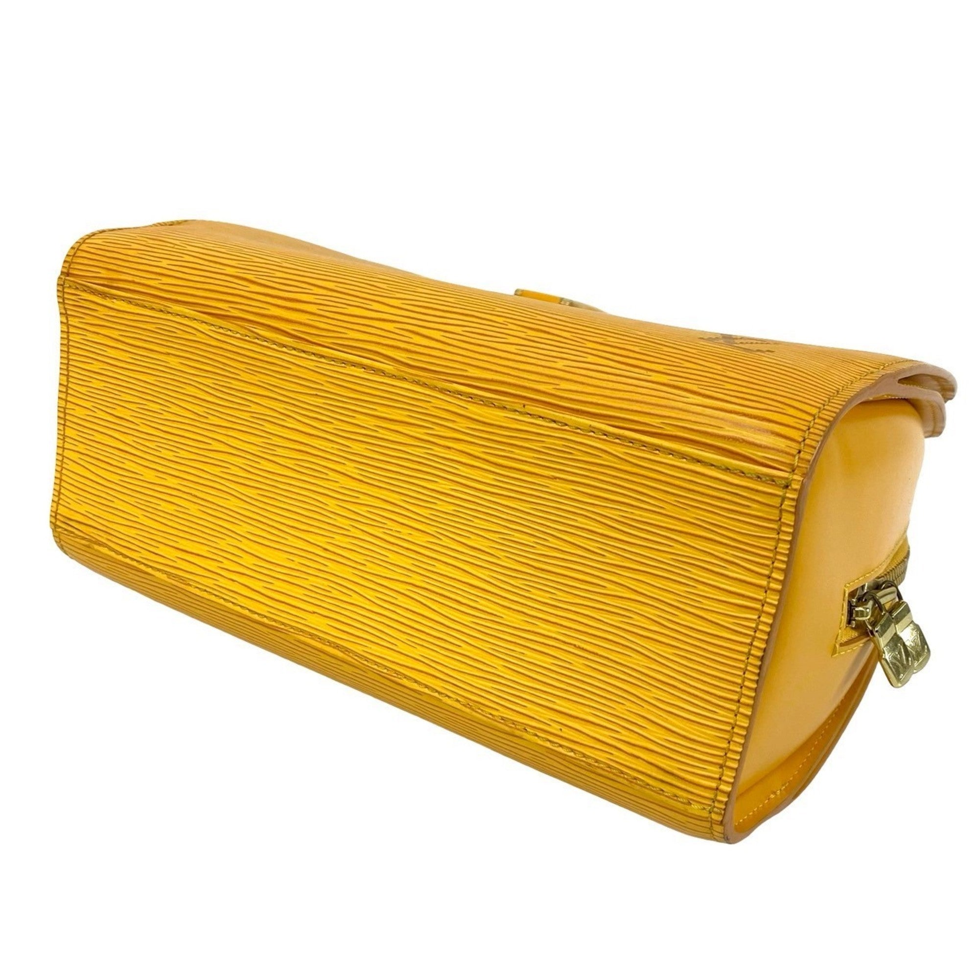 Louis Vuitton Yellow Epi Leather Handbag (Pre-Owned)