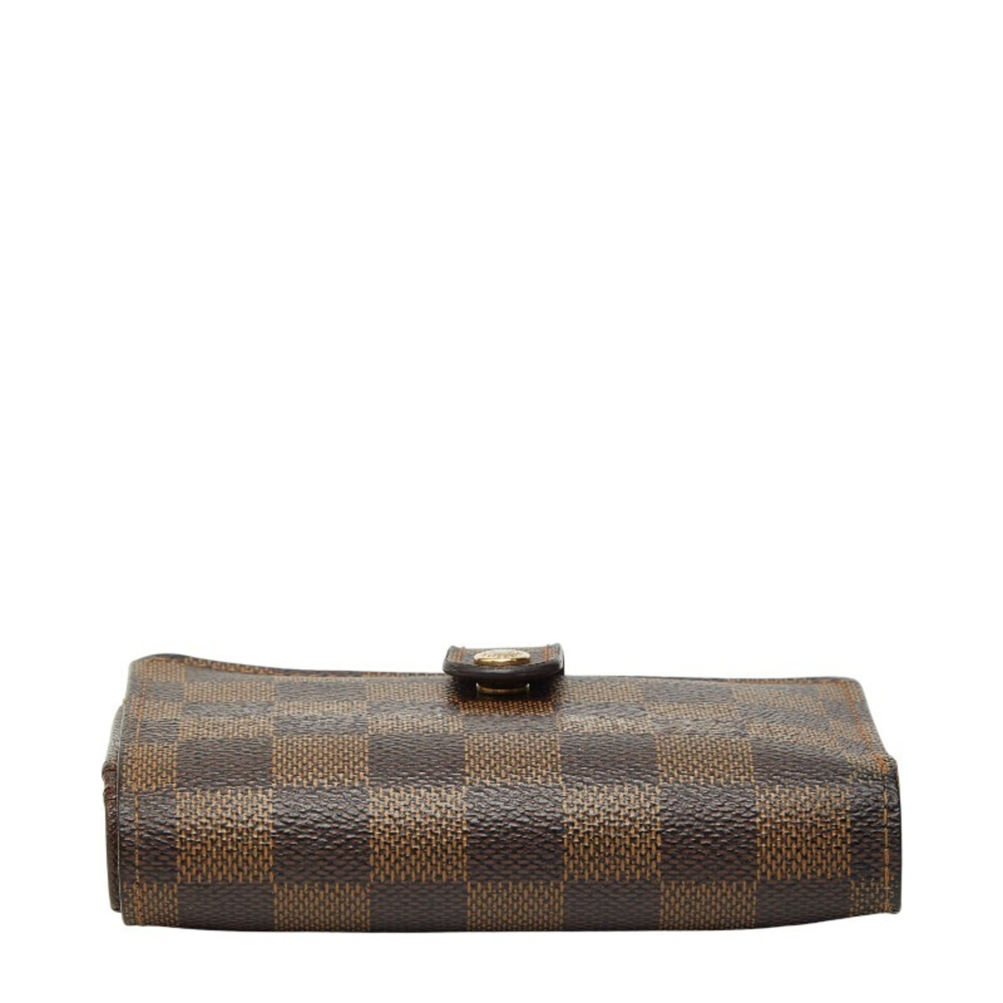 Louis Vuitton Damier Brown Pvc Wallet (Bi-Fold) (Pre-Owned)