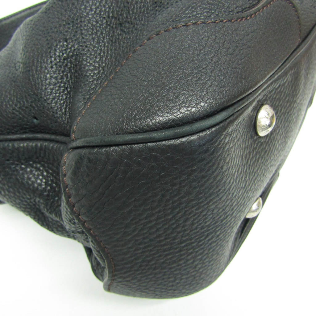 Louis Vuitton Mahina Noir Mahina Leather Shoulder Bag (Pre-Owned)
