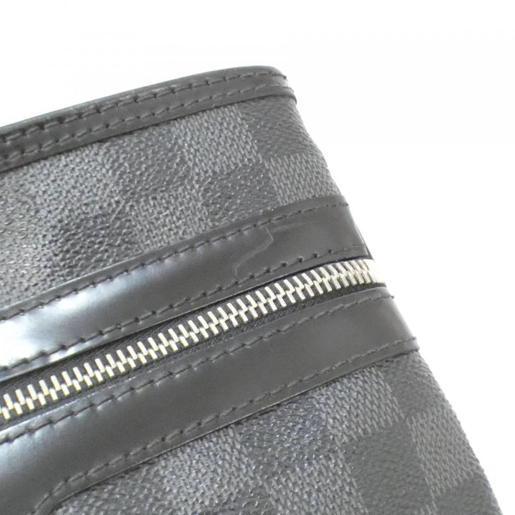 Louis Vuitton Graphite Coated Canvas Shoulder Bag (Pre-Owned)