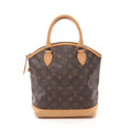 Louis Vuitton Monogram Brown Coated Canvas Leather Handbag (Pre-Owned)