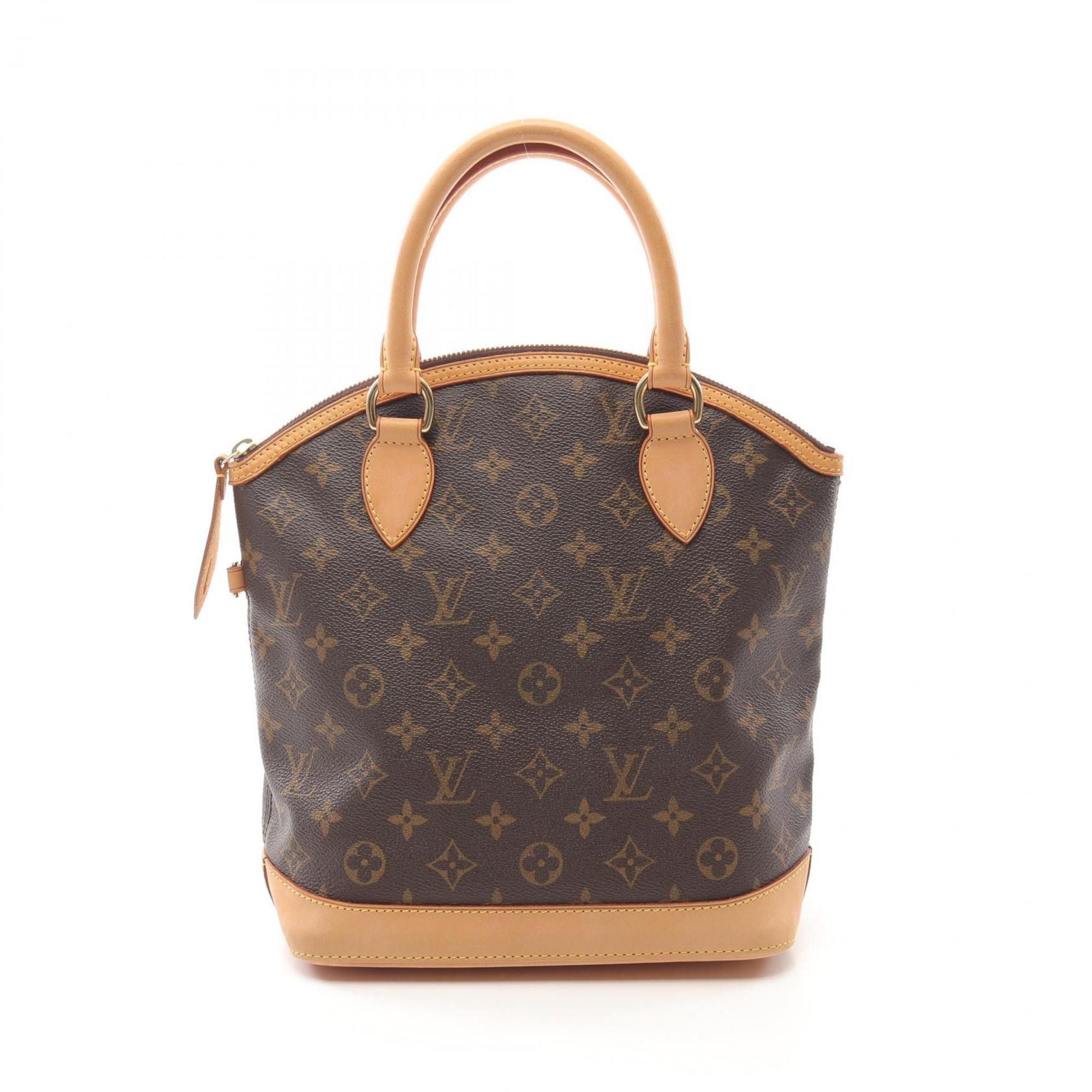 Louis Vuitton Monogram Brown Coated Canvas Leather Handbag (Pre-Owned)