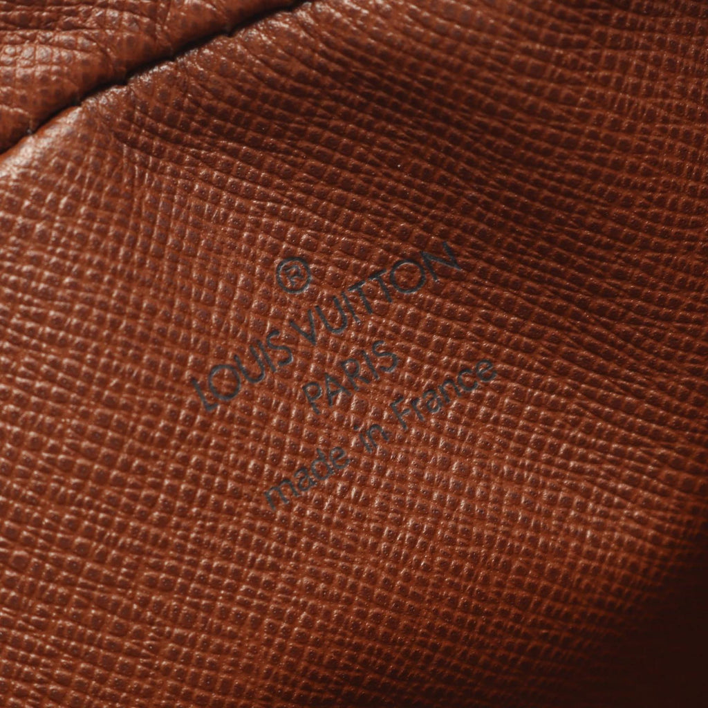 Louis Vuitton Brown Coated Canvas Leather Shoulder Bag (Pre-Owned)