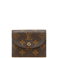 Louis Vuitton Monogram Brown Pvc Leather Wallet (Tri-Fold) (Pre-Owned)