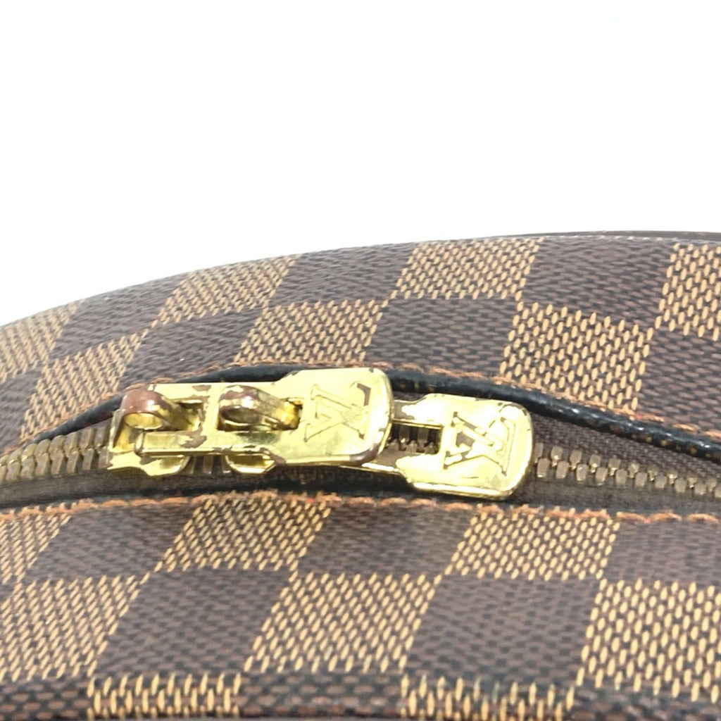 Louis Vuitton Damier Brown Ebene Damier Canvas Boston Bag Handbag Shoulder Bag (Pre-Owned)
