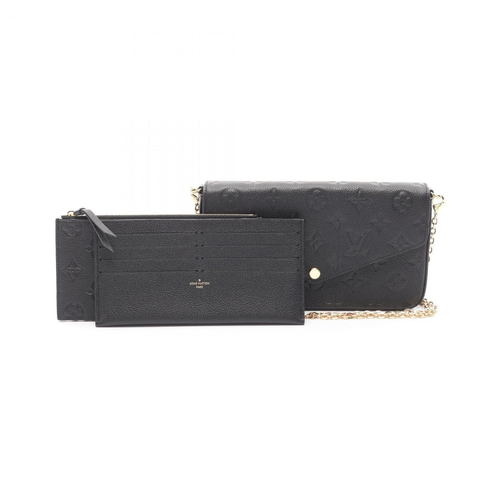 Louis Vuitton Black Monogram Empreinte Pochette Pouch Shoulder Bag (Pre-Owned)