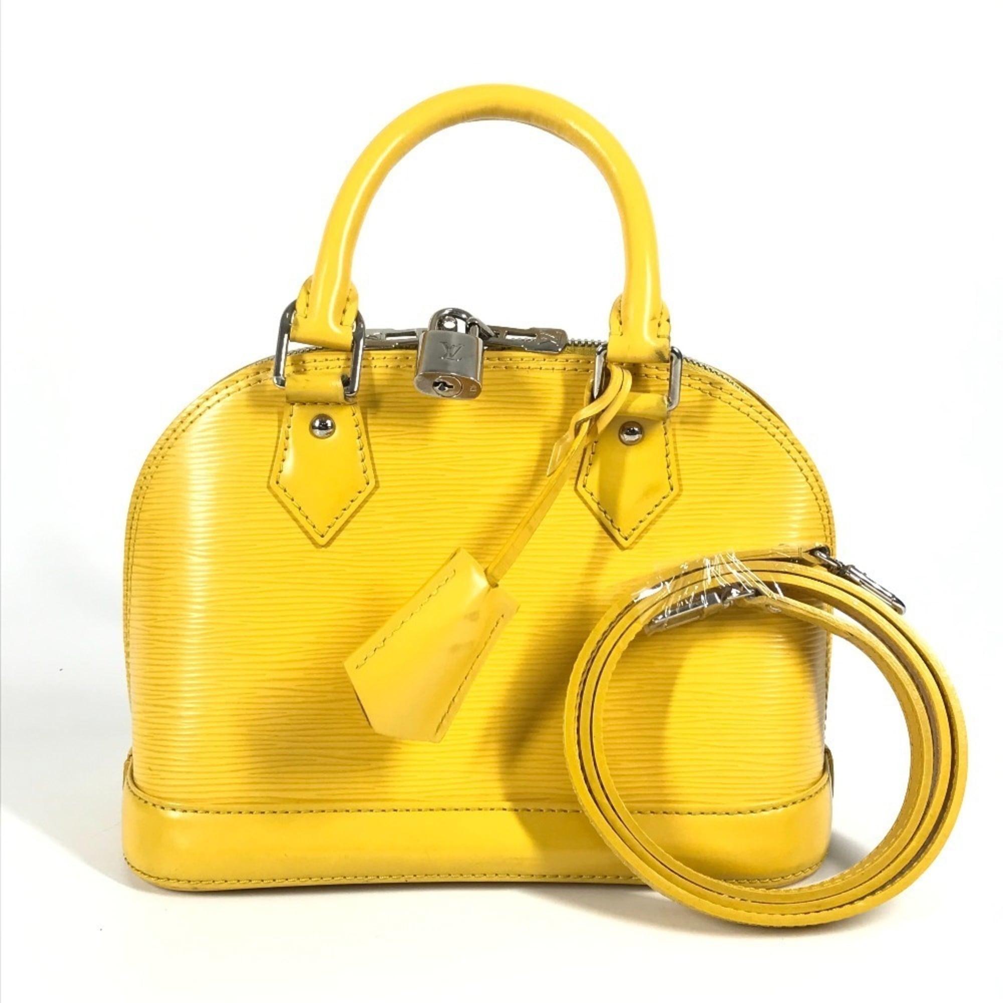 Louis Vuitton Epi Citron Yellow Epi Leather Handbag Shoulder Bag (Pre-Owned)