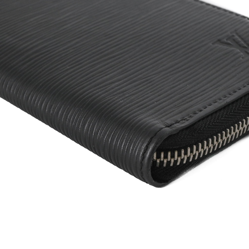 Louis Vuitton Epi Noir Epi Leather Long Wallet (Bi-Fold) (Pre-Owned)