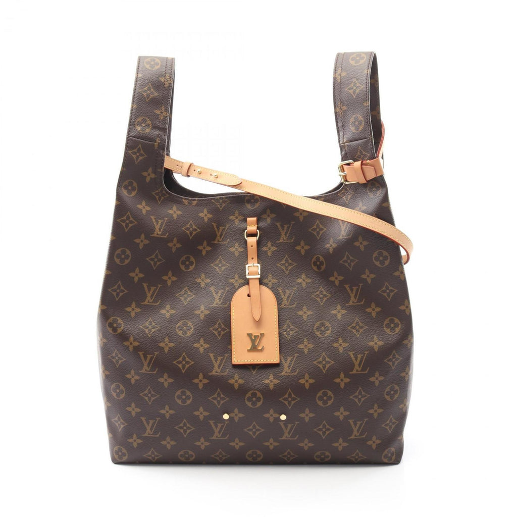 Louis Vuitton Brown Coated Canvas Leather Handbag (Pre-Owned)