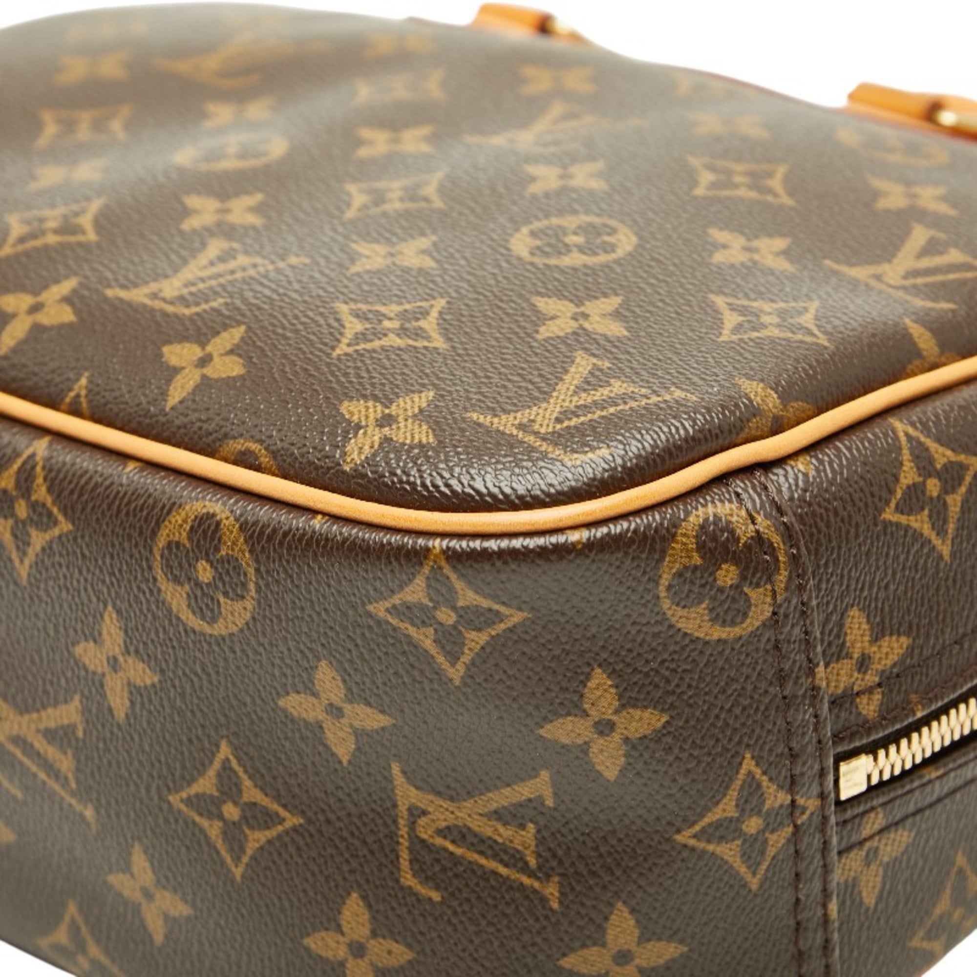 Louis Vuitton Monogram Brown Pvc Leather Handbag (Pre-Owned)
