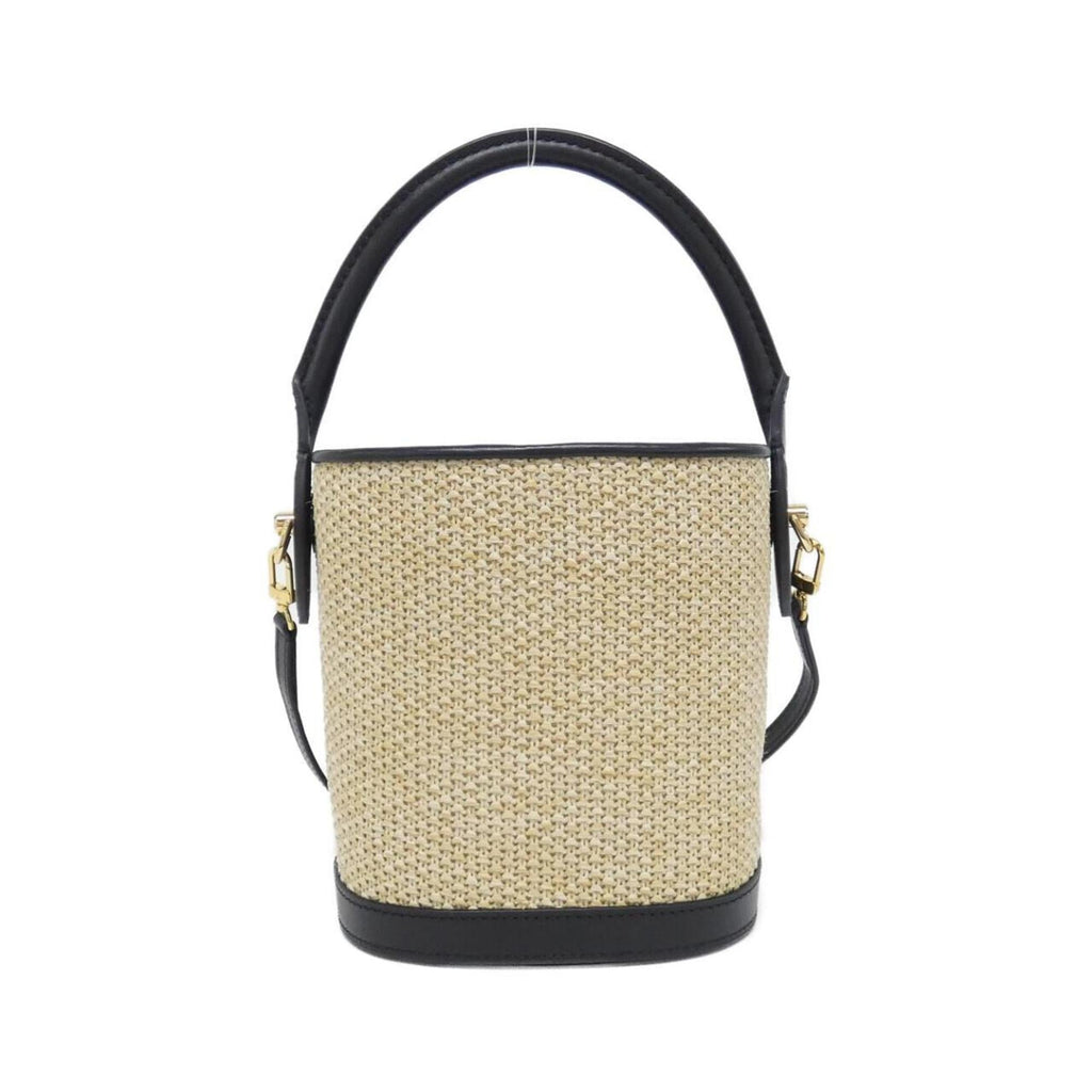 Louis Vuitton Black Raffia Handbag (Pre-Owned)