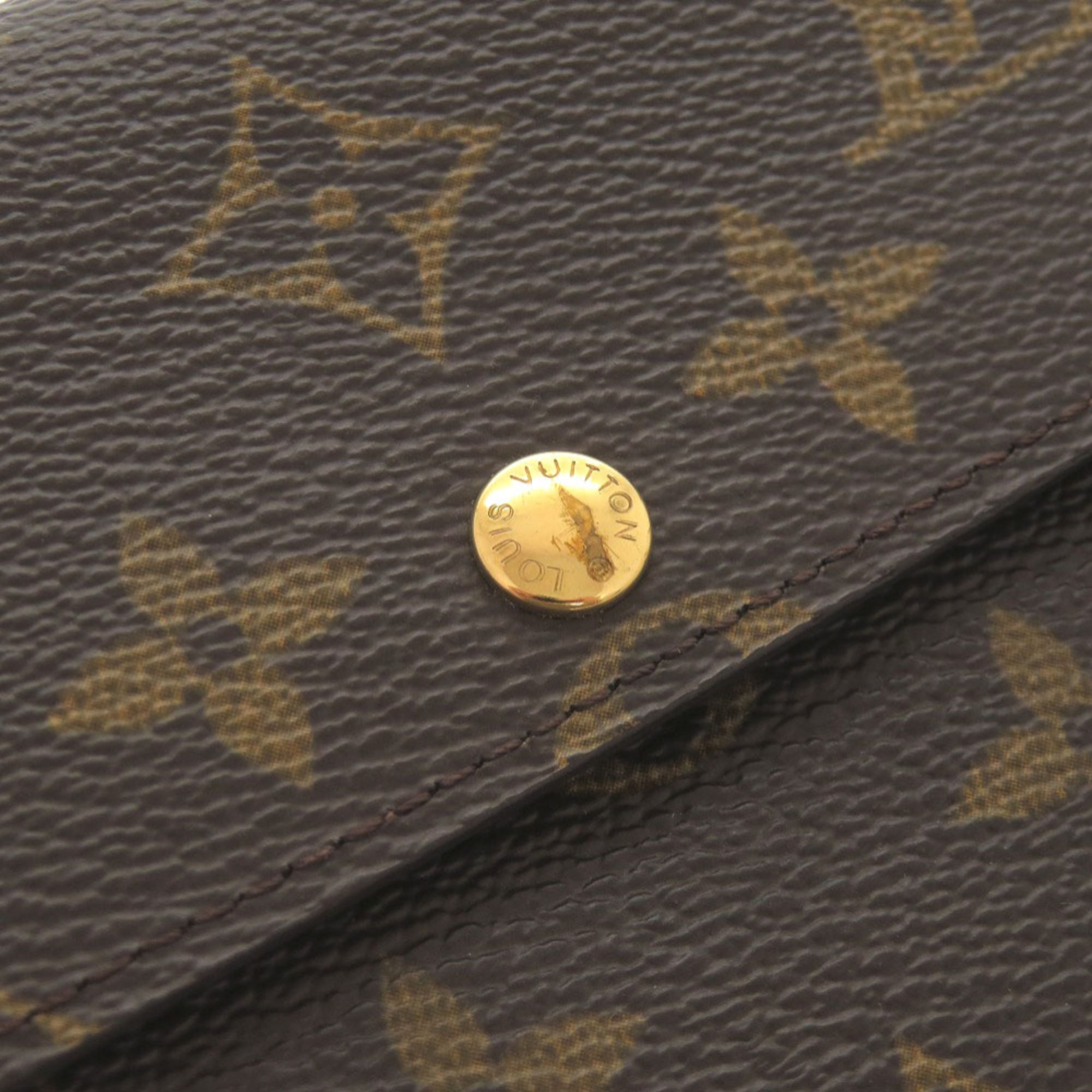 Louis Vuitton Brown Monogram Monogram Long Wallet (Bi-Fold) (Pre-Owned)