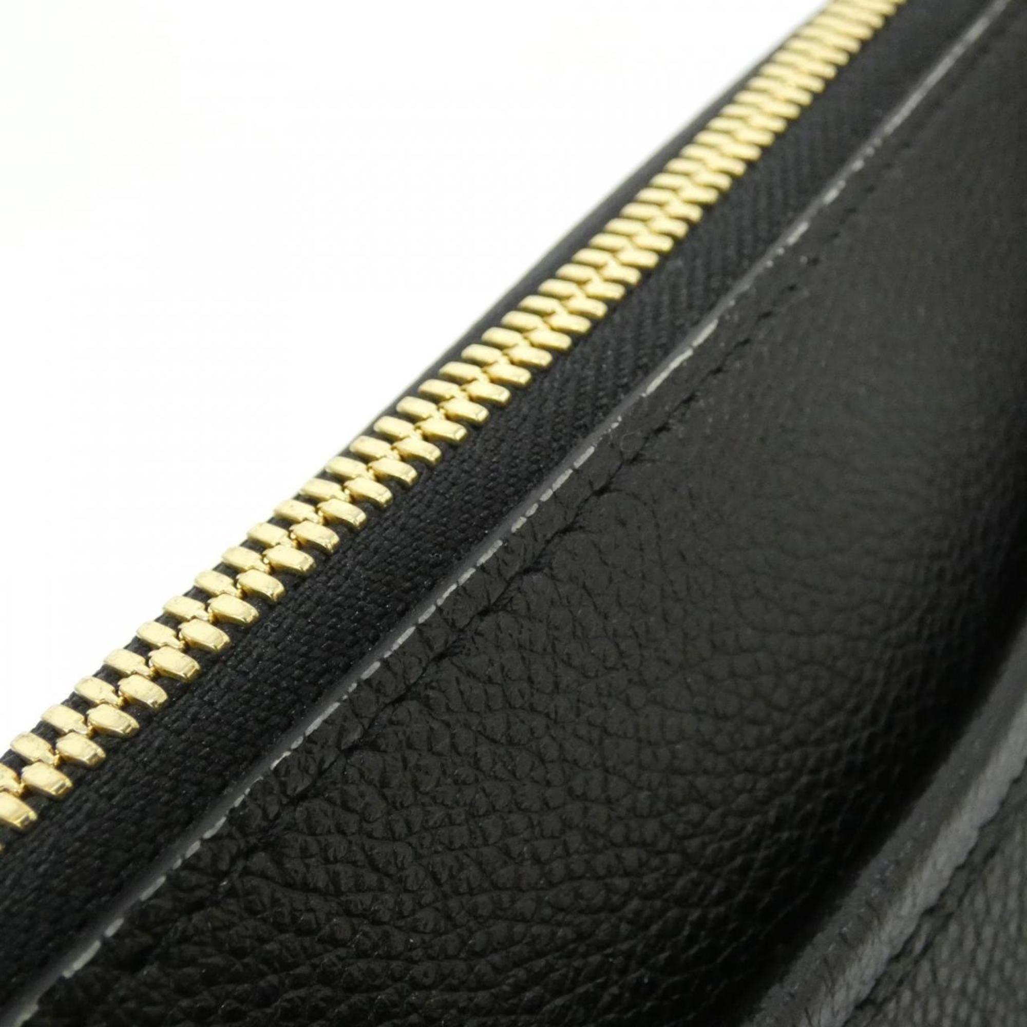 Louis Vuitton Black Leather Handbag (Pre-Owned)