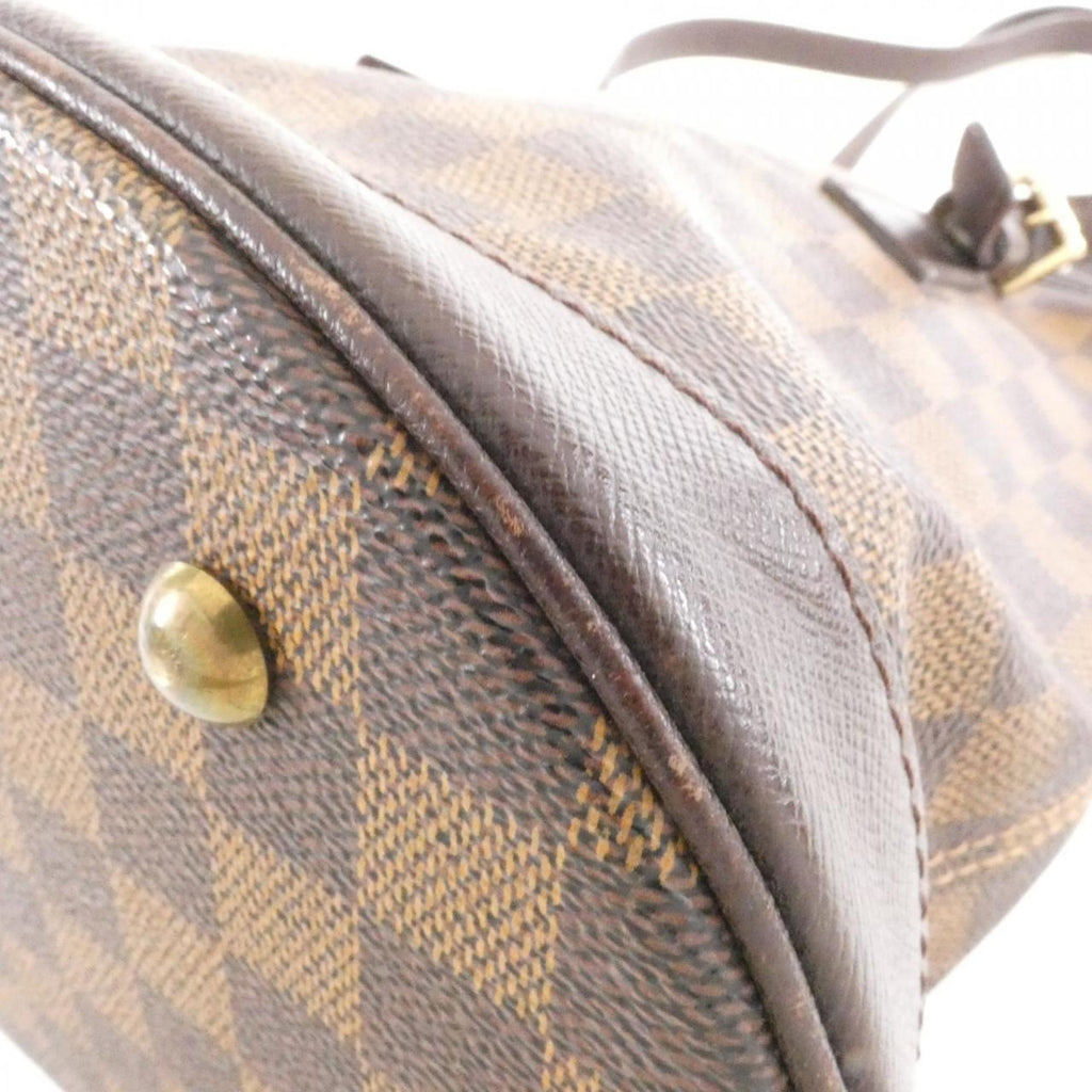 Louis Vuitton Damier Damier Canvas Ebene Damier Canvas Shoulder Bag (Pre-Owned)