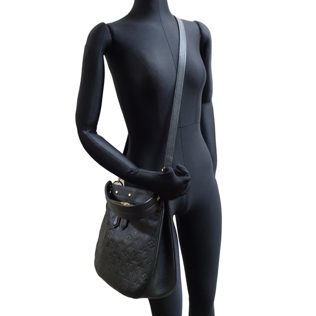 Louis Vuitton Black Noir Monogram Empreinte Shoulder Bag (Pre-Owned)