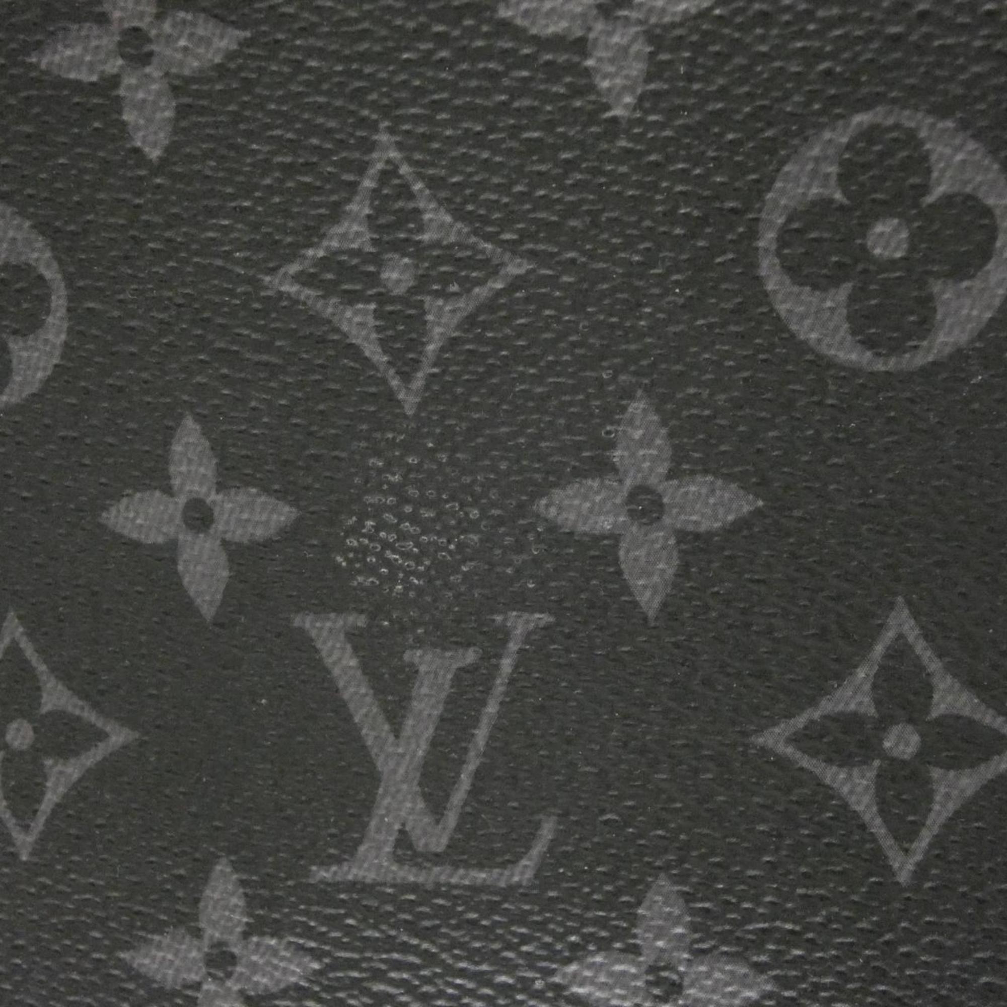Louis Vuitton Black Gris Coated Canvas Shoulder Bag (Pre-Owned)