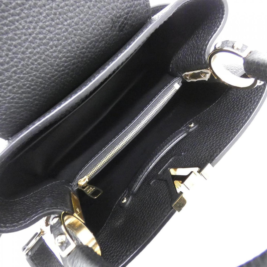 Louis Vuitton Taurillon Black Leather Handbag (Pre-Owned)