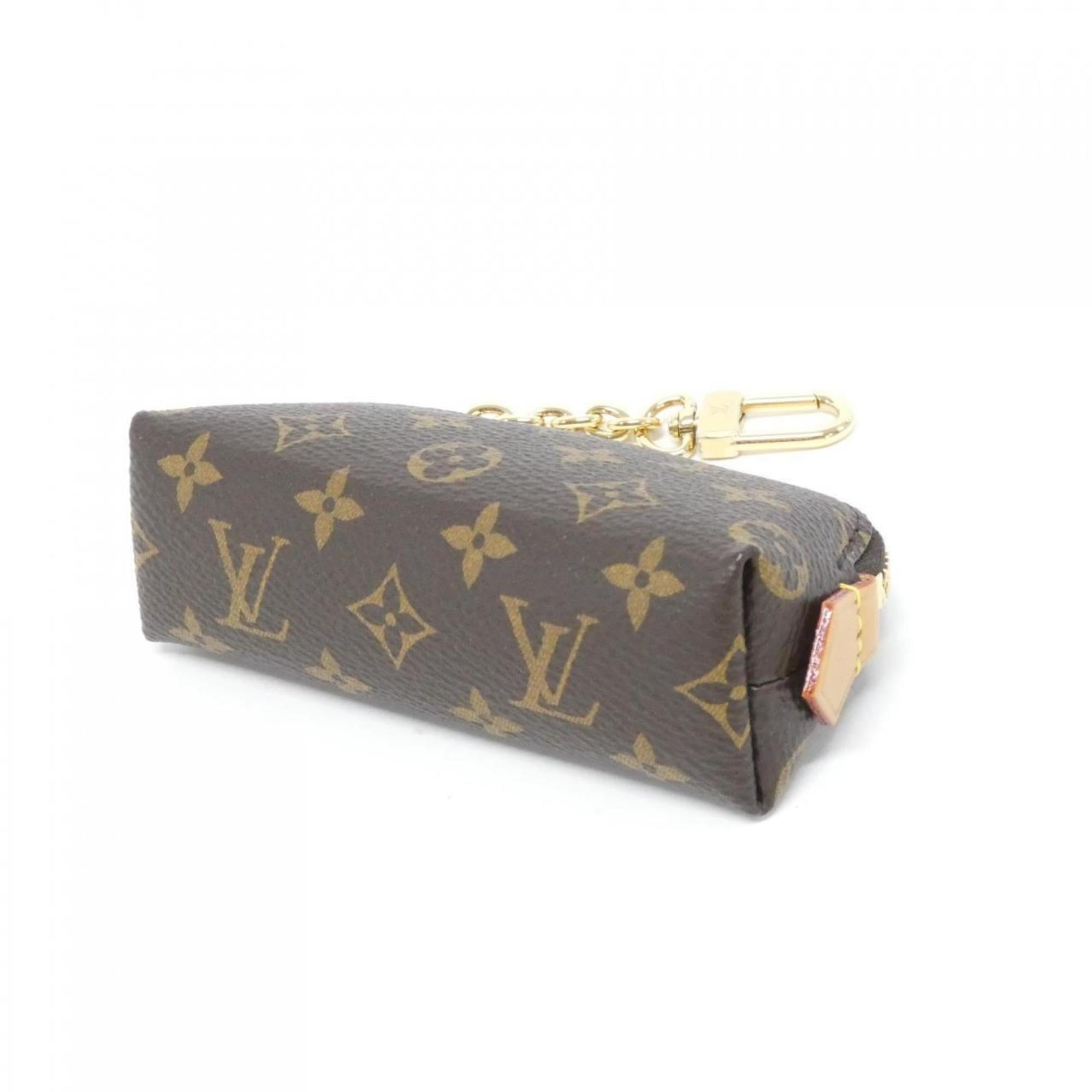 Louis Vuitton Brown Coated Canvas Pouch Wash Bag (Pre-Owned)
