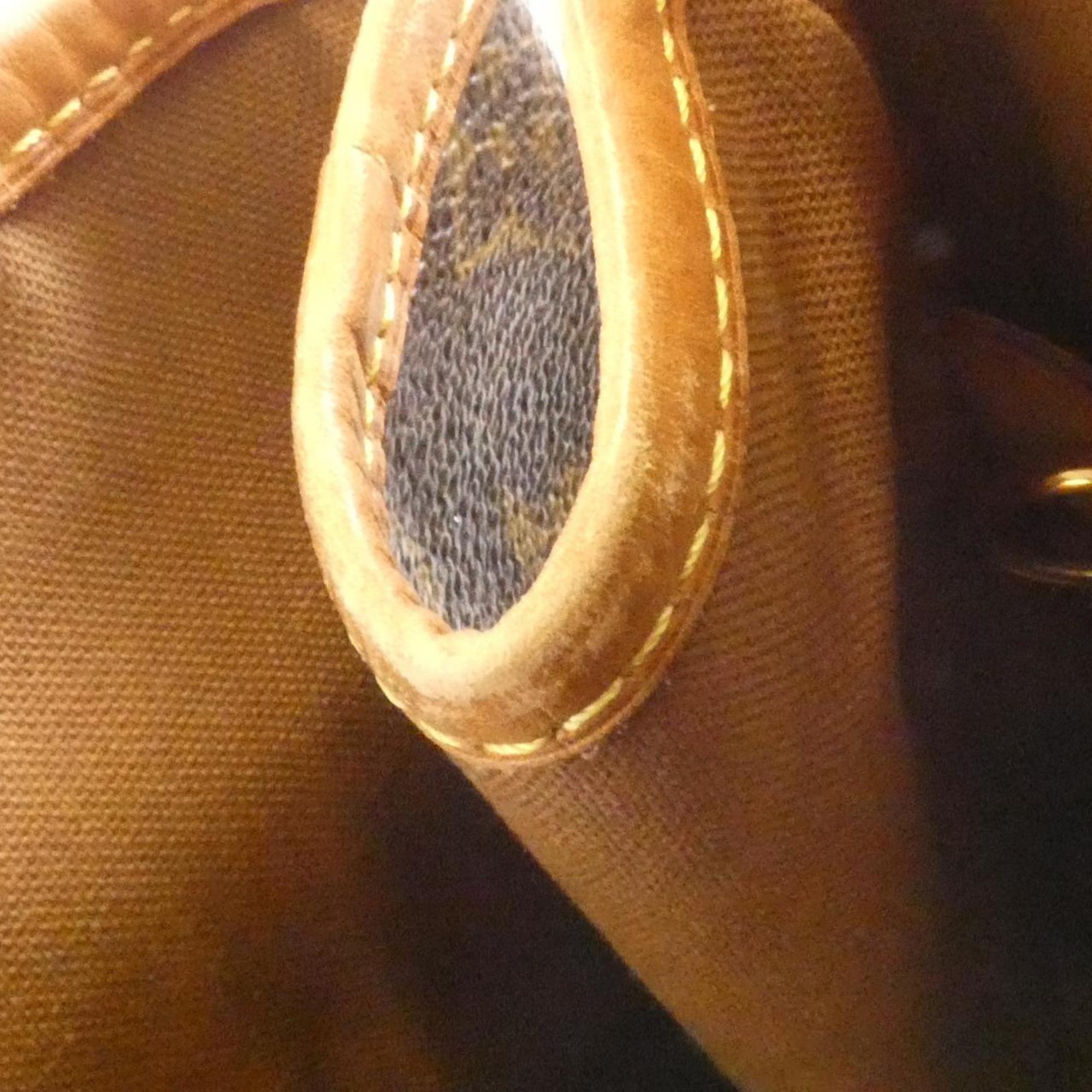 Louis Vuitton Brown Coated Canvas Shoulder Bag (Pre-Owned)