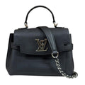 Louis Vuitton Black Noir Leather Shoulder Bag (Pre-Owned)