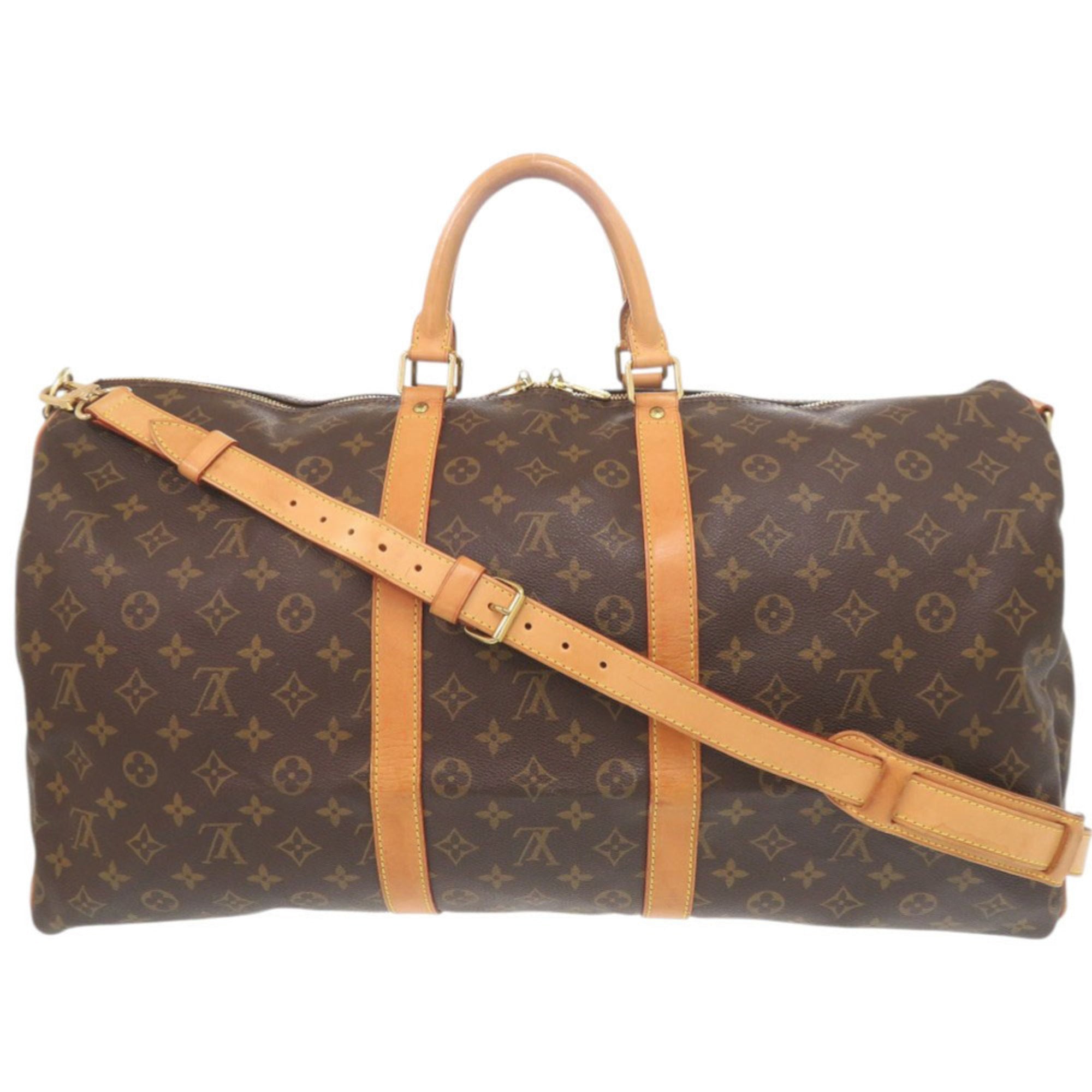 Louis Vuitton Brown Monogram Monogram Boston Bag (Pre-Owned)