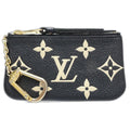 Louis Vuitton Monogram Empreinte Beige Black Leather Coin Purse/Coin Case (Pre-Owned)