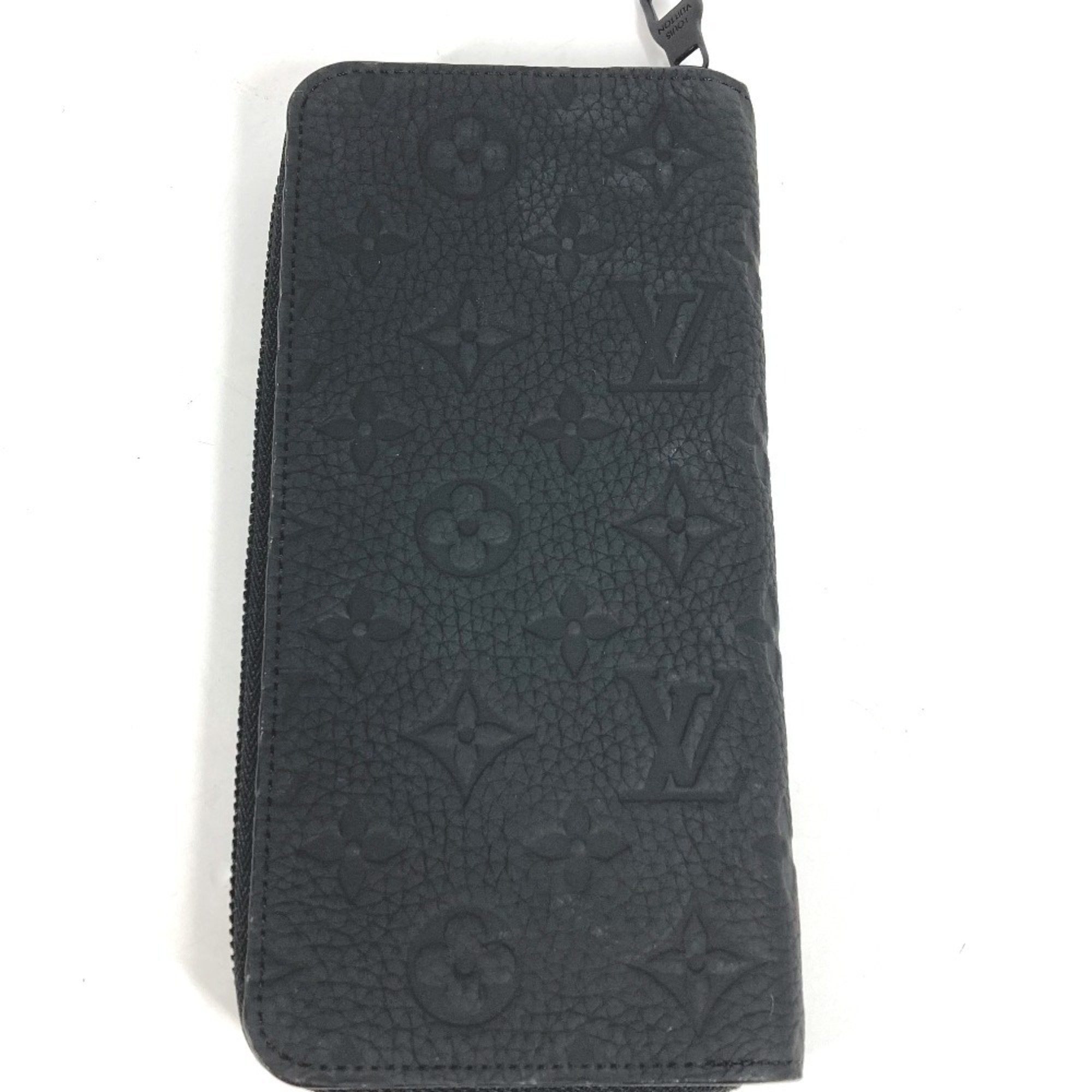 Louis Vuitton Monogram Black Monogram Noir Monogram Long Bill Wallet (Bi-Fold) (Pre-Owned)