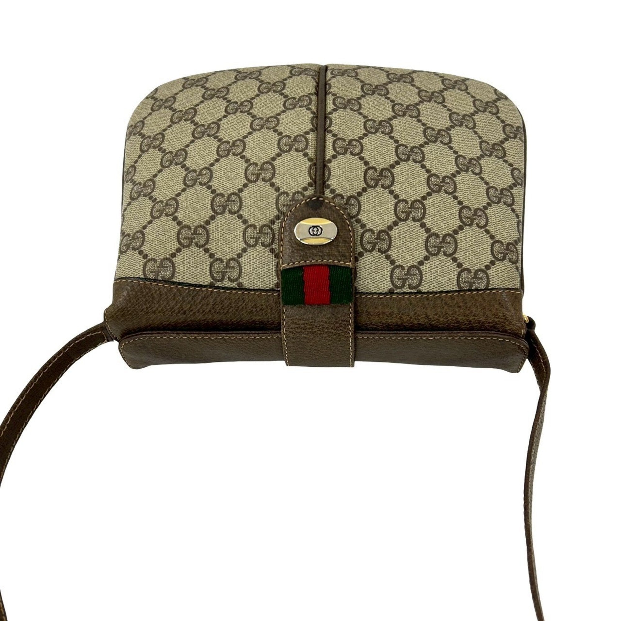 Vintage Web Crossbody Bag GG Coated Canvas Small