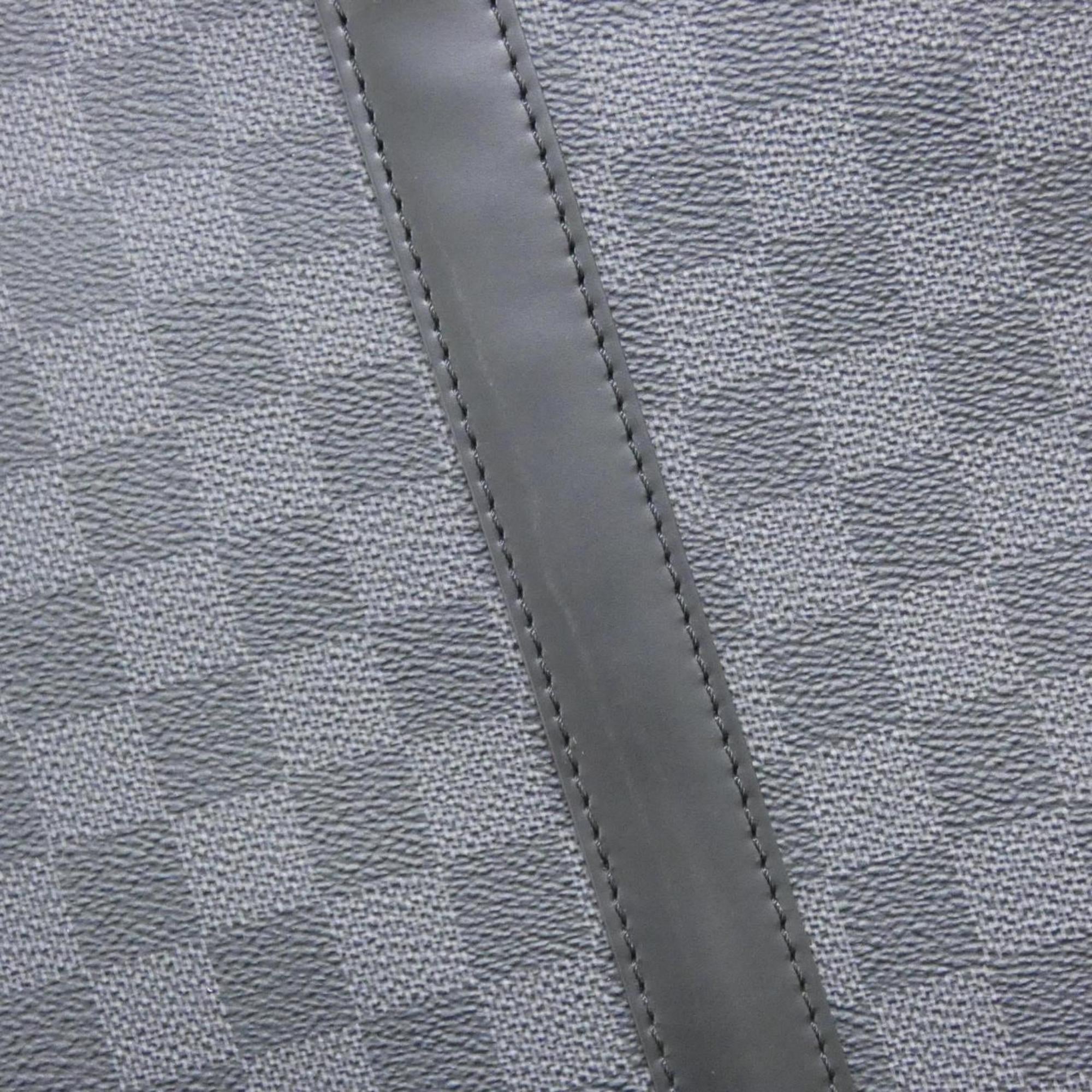 Louis Vuitton Dark Gray Graphite Coated Canvas Handbag (Pre-Owned)