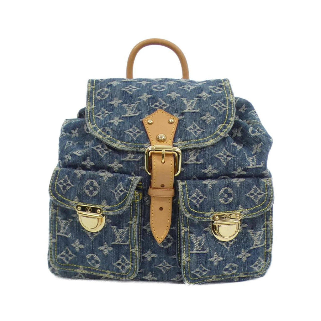 Louis Vuitton Blue Denim Backpack (Pre-Owned)