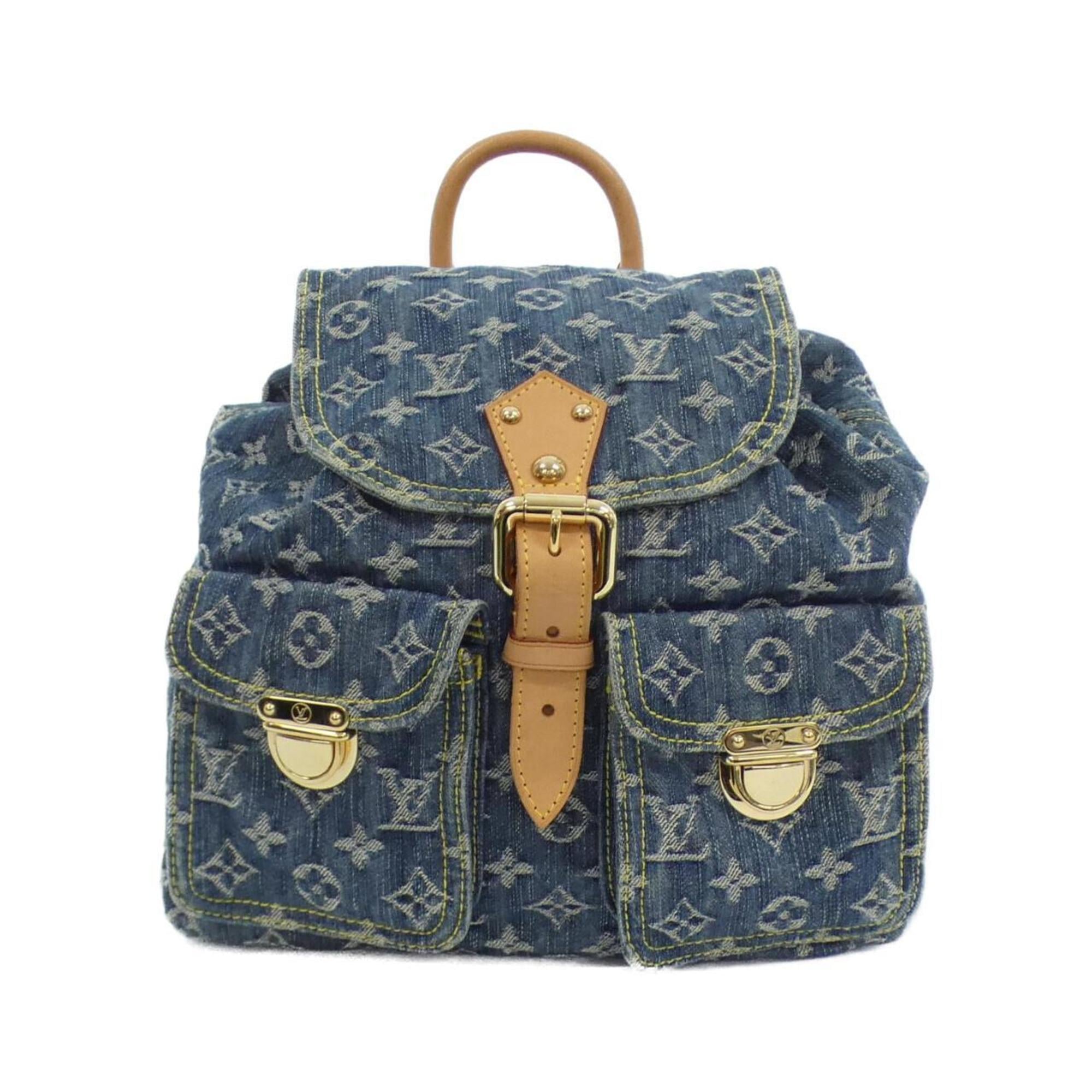 Louis Vuitton Blue Denim Backpack (Pre-Owned)