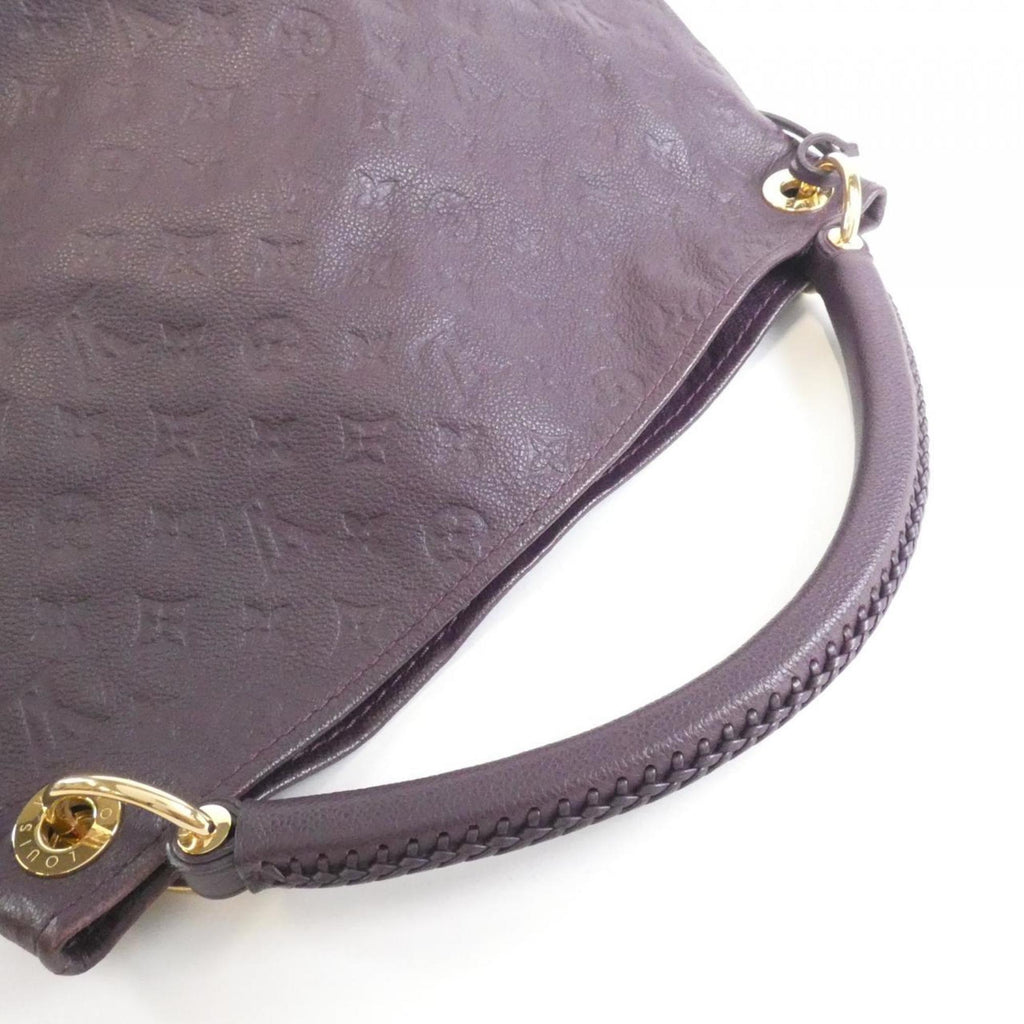 Louis Vuitton Leopard Purple Leather Shoulder Bag (Pre-Owned)