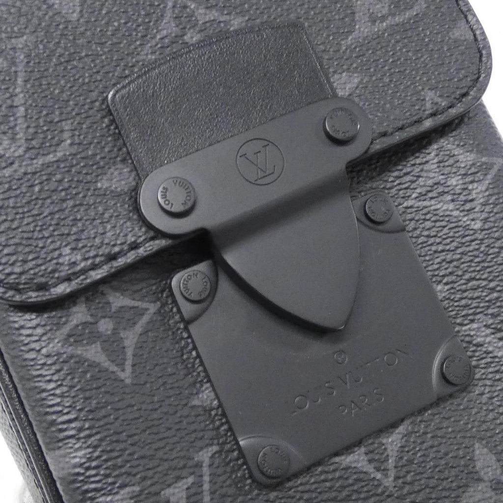 Louis Vuitton Monogram Eclipse Black Coated Canvas Shoulder Bag (Pre-Owned)