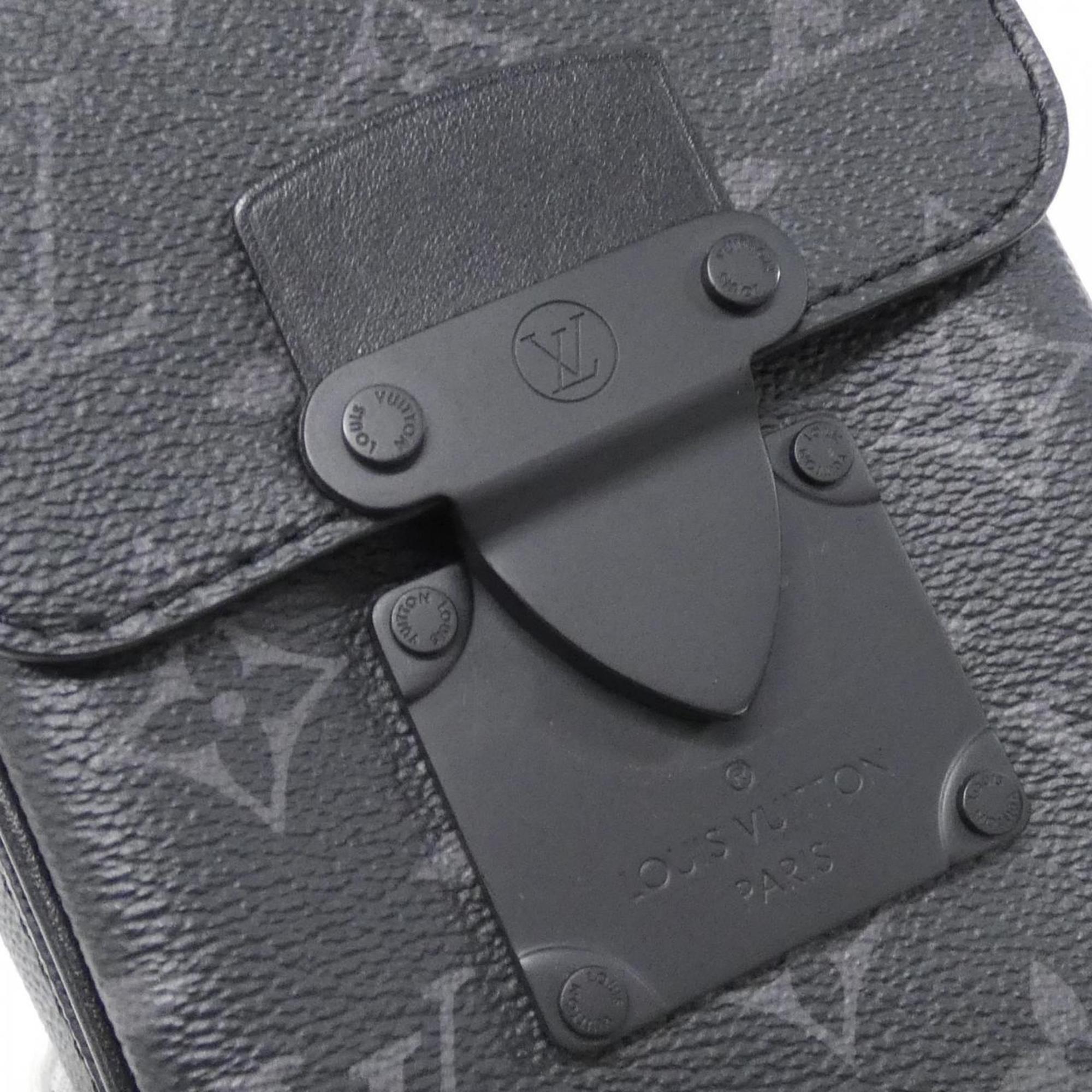 Louis Vuitton Monogram Eclipse Black Coated Canvas Shoulder Bag (Pre-Owned)