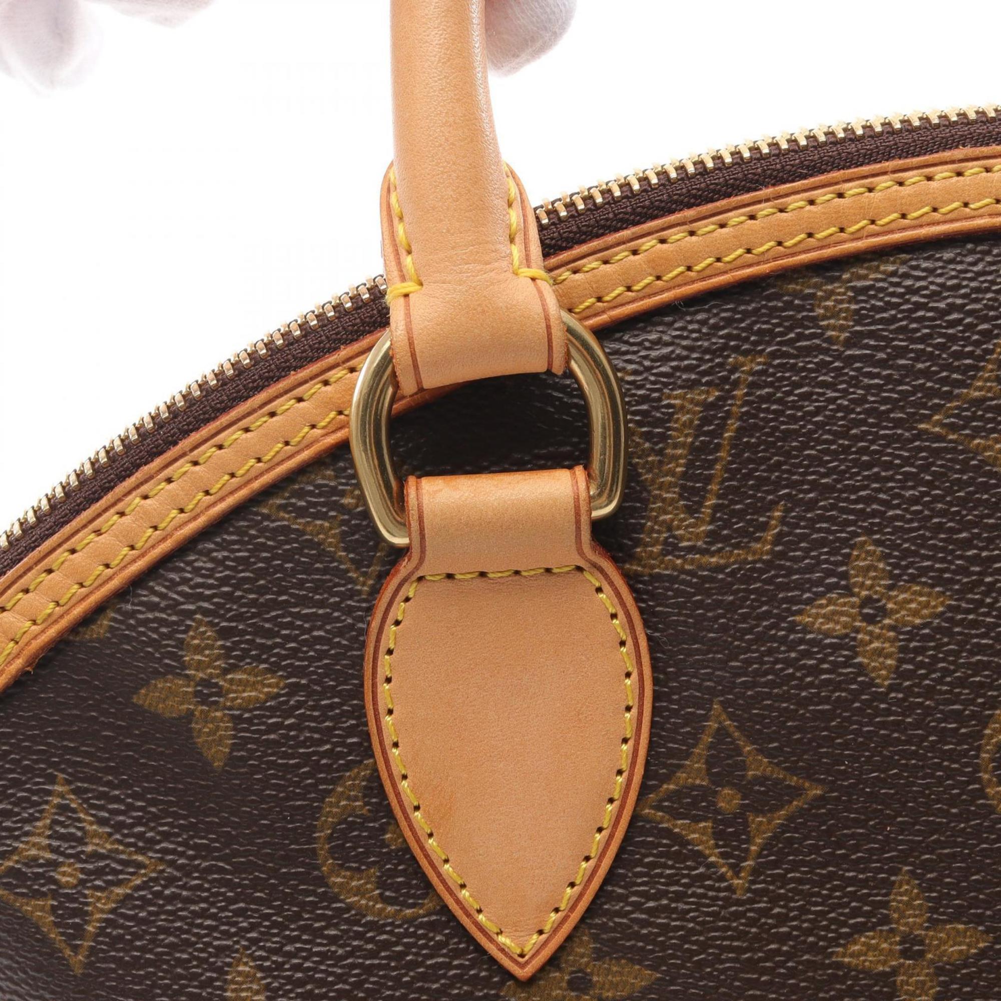 Louis Vuitton Monogram Brown Coated Canvas Leather Handbag (Pre-Owned)