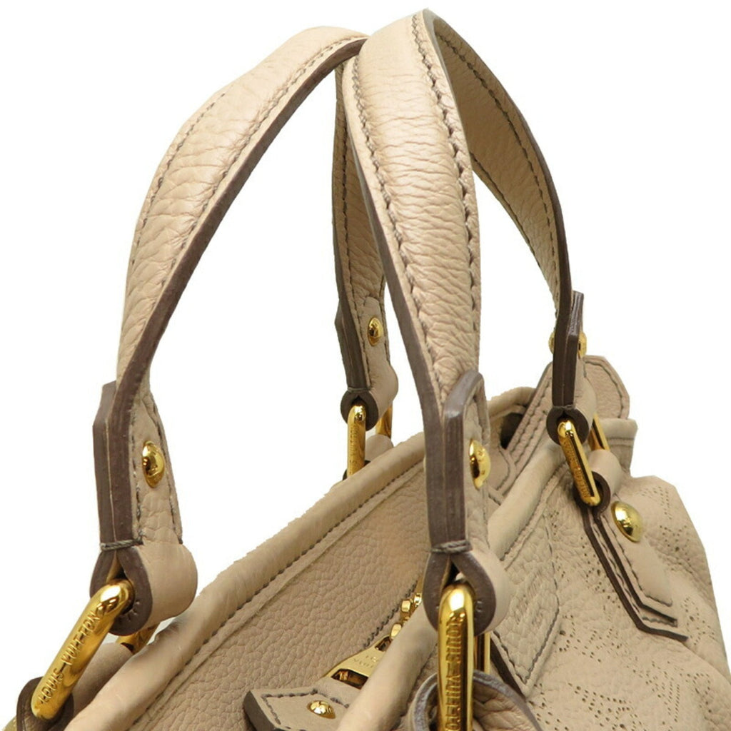 Louis Vuitton Beige Monogram Leather Handbag (Pre-Owned)