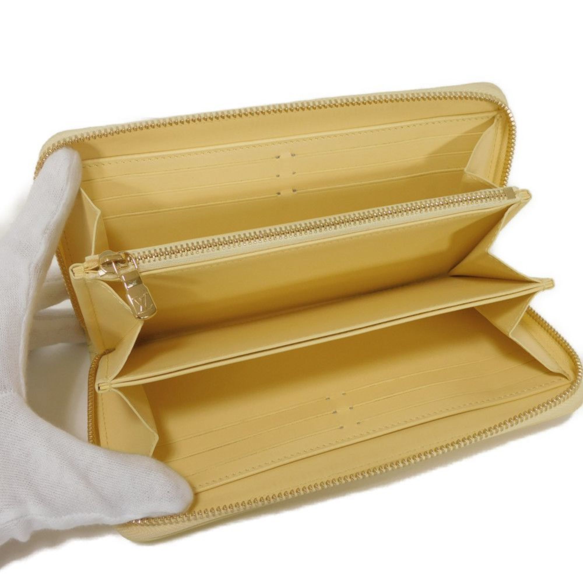 Louis Vuitton Monogram Jaune Yellow Leather Coin Purse/Coin Case (Pre-Owned)